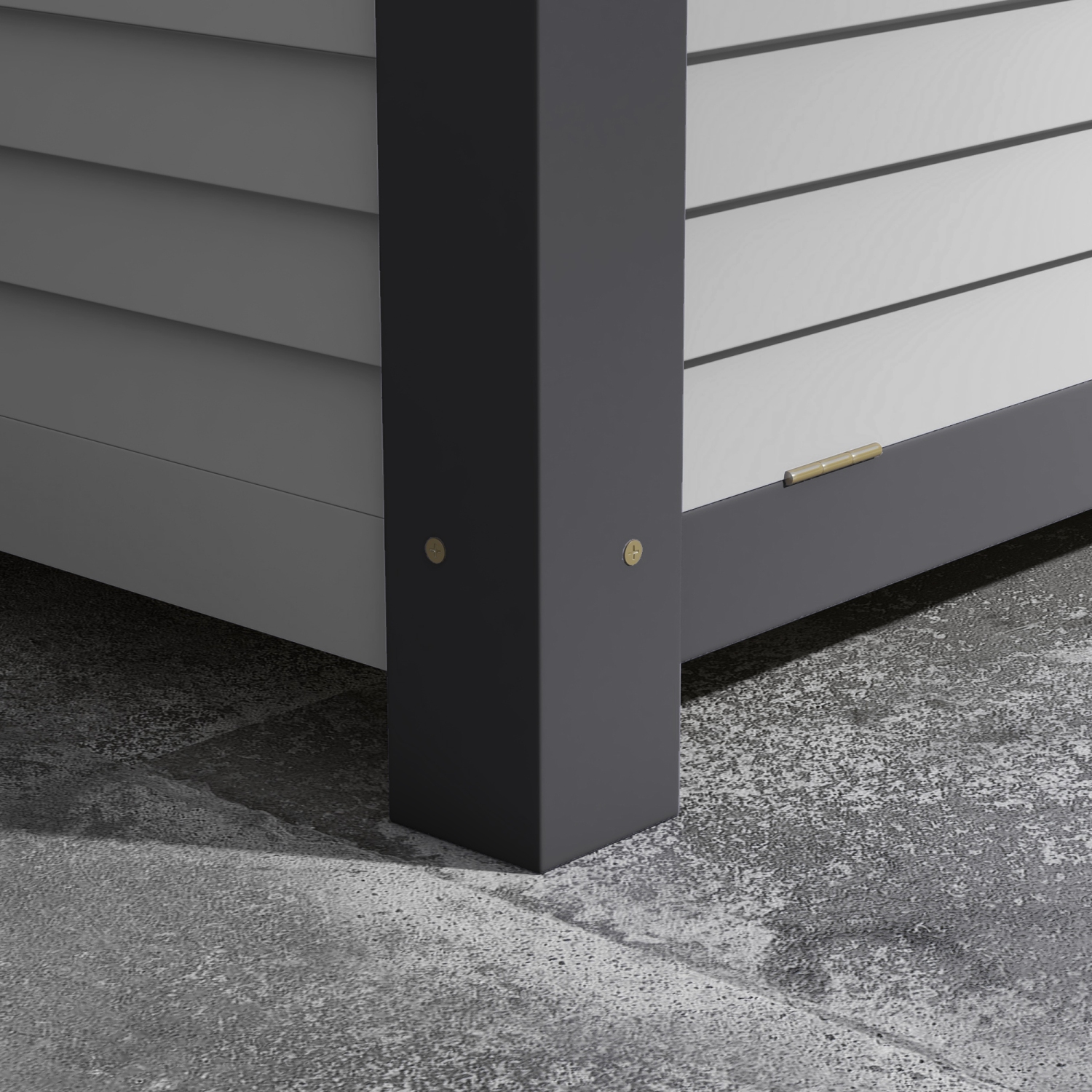 Outsunny Wooden Raised Garden Bed with Storage, Doors and Bed Liner, 59" x 30" x 29.5" Elevated Planter Box for Vegetables, Flowers, Herbs, Grey