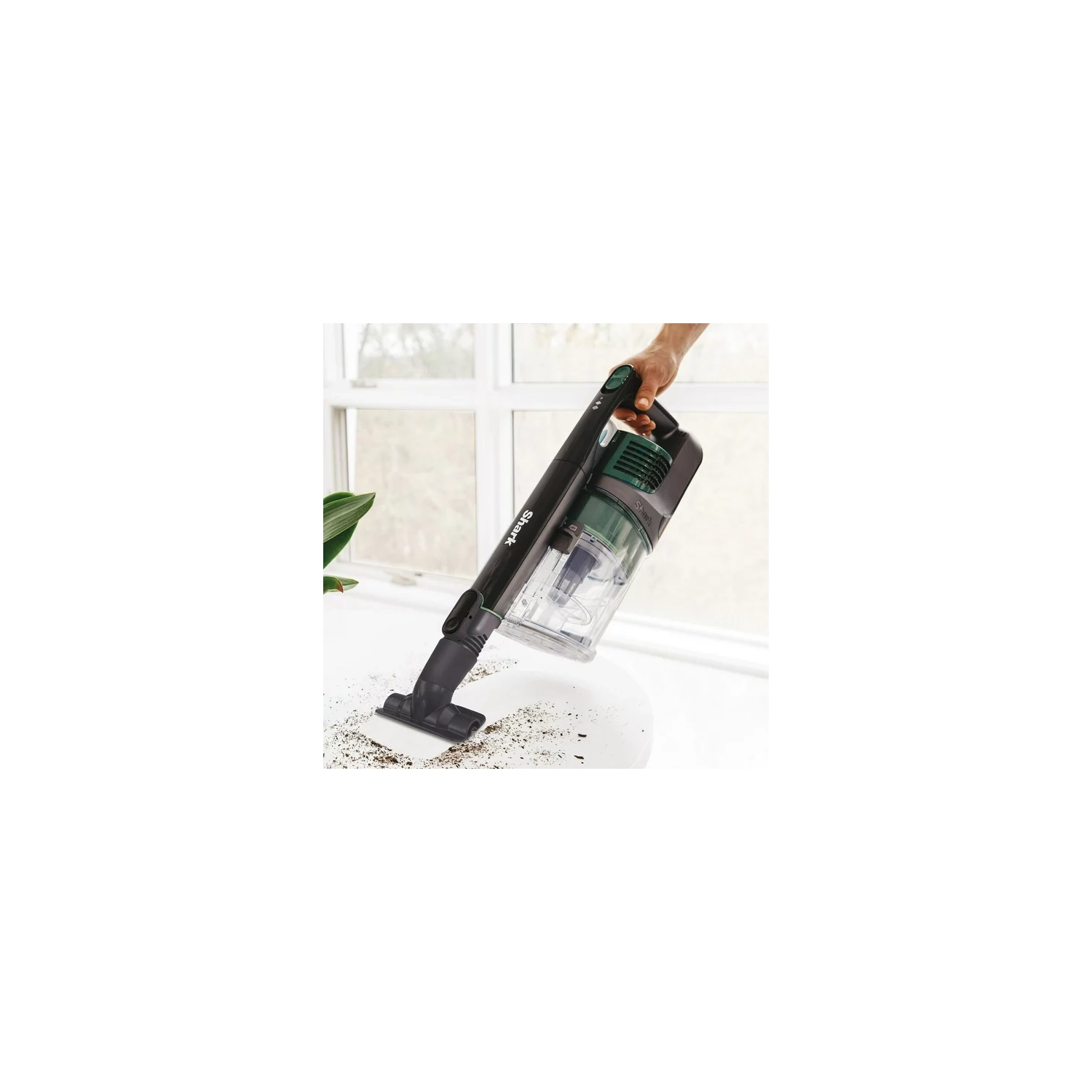Shark Rocket Pro Lightweight Cordless Stick Vacuum with Self-Cleaning Brushroll - IZ140C - Green
