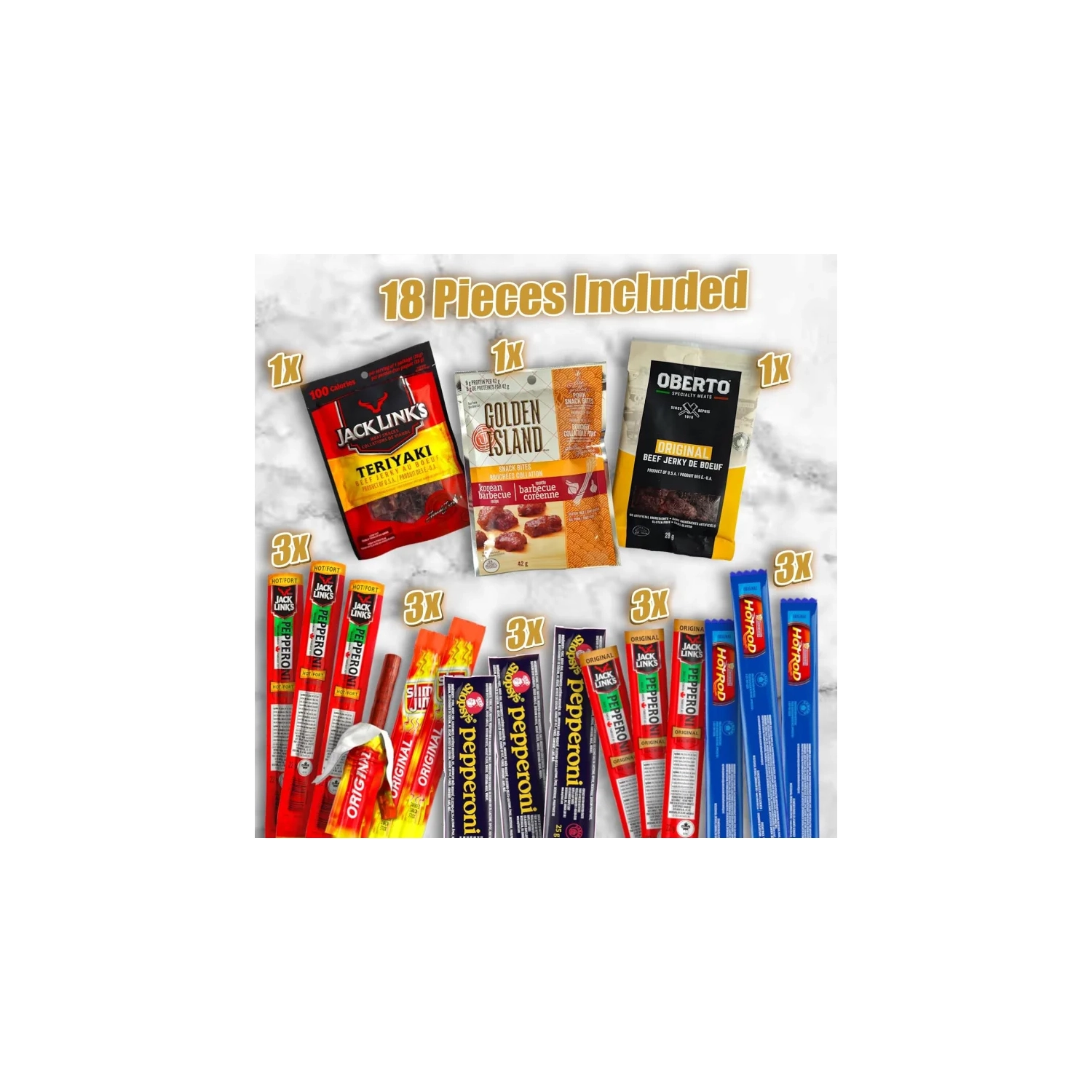 Valentine's Carnivore Snack Box: Perfect Gift for Men - Beef Jerky, Pepperoni Sticks, and More!