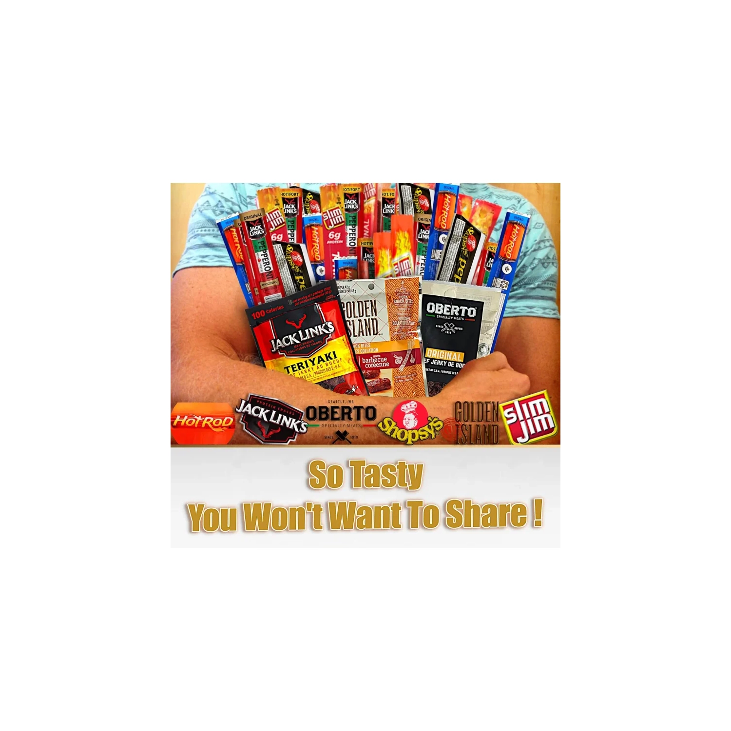 Valentine's Carnivore Snack Box: Perfect Gift for Men - Beef Jerky, Pepperoni Sticks, and More!