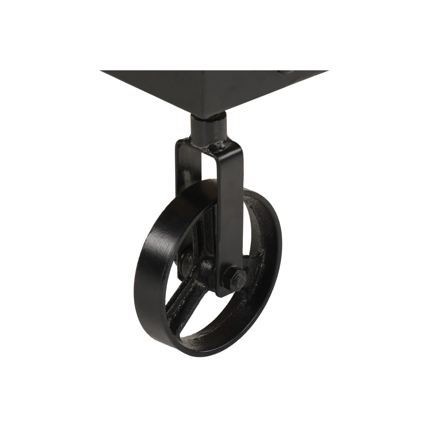 vidaXL Coffee Table with Wheels Solid Mango Wood 100x55x26 cm