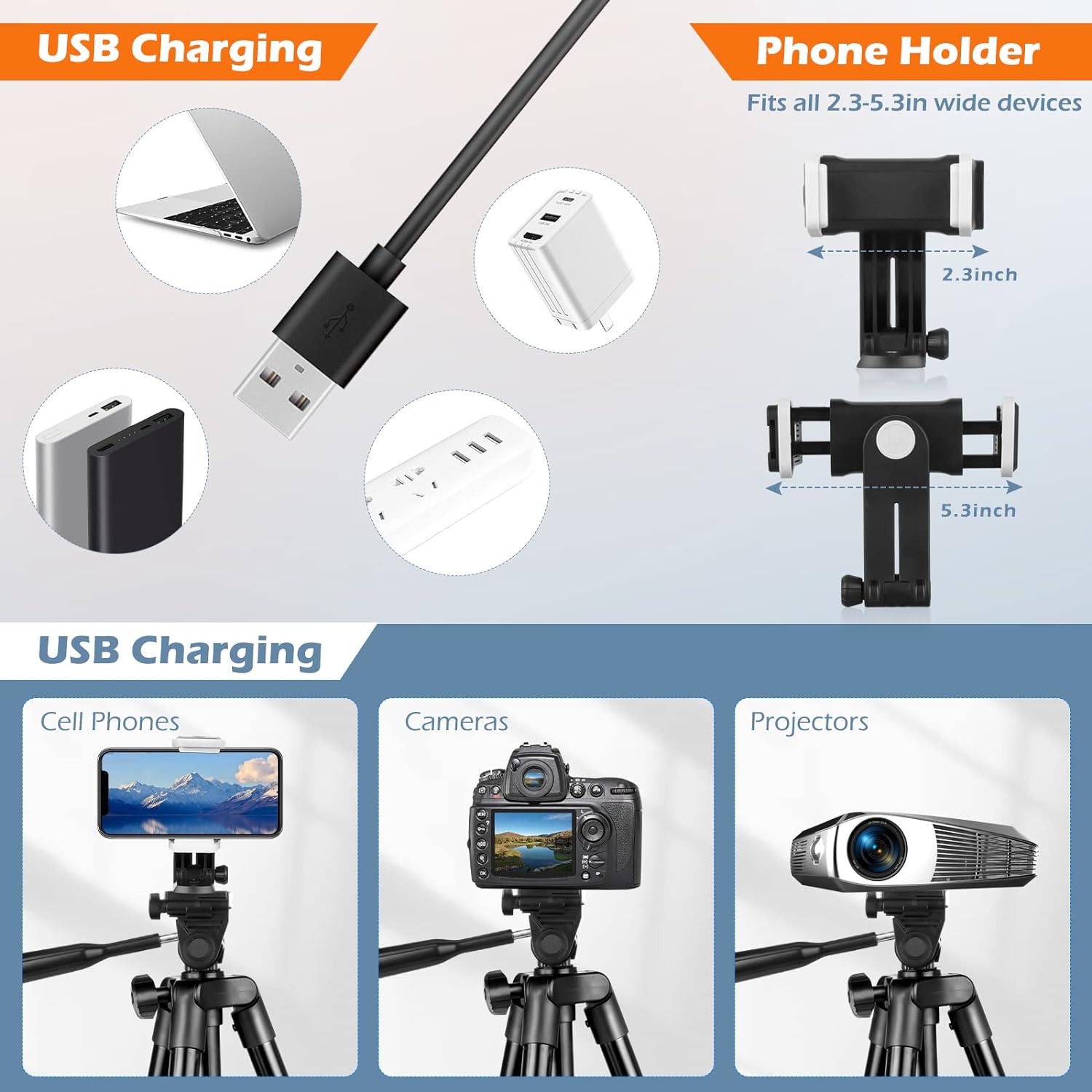 12'' Ring Light with Tripod Stand, LED Selfie Ring Light with Stand and Phone Holder for Photography/Recording/YouTube/TikTok/Cameras