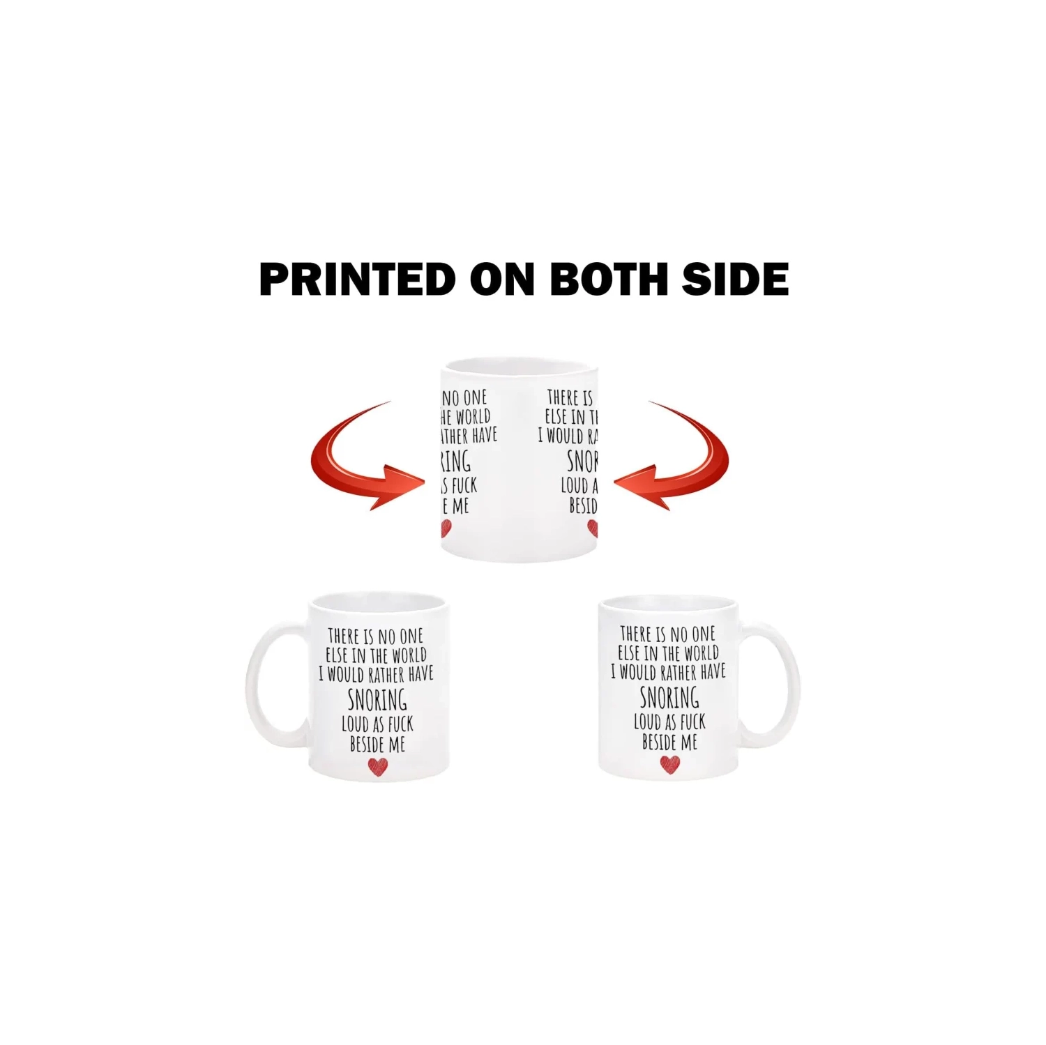 Funny Valentine's Day Gift for Him, Husband, Boyfriend - Unique Coffee Mug for Couples - Hilarious Valentine's Day Present - Gift for Husband, Wife -