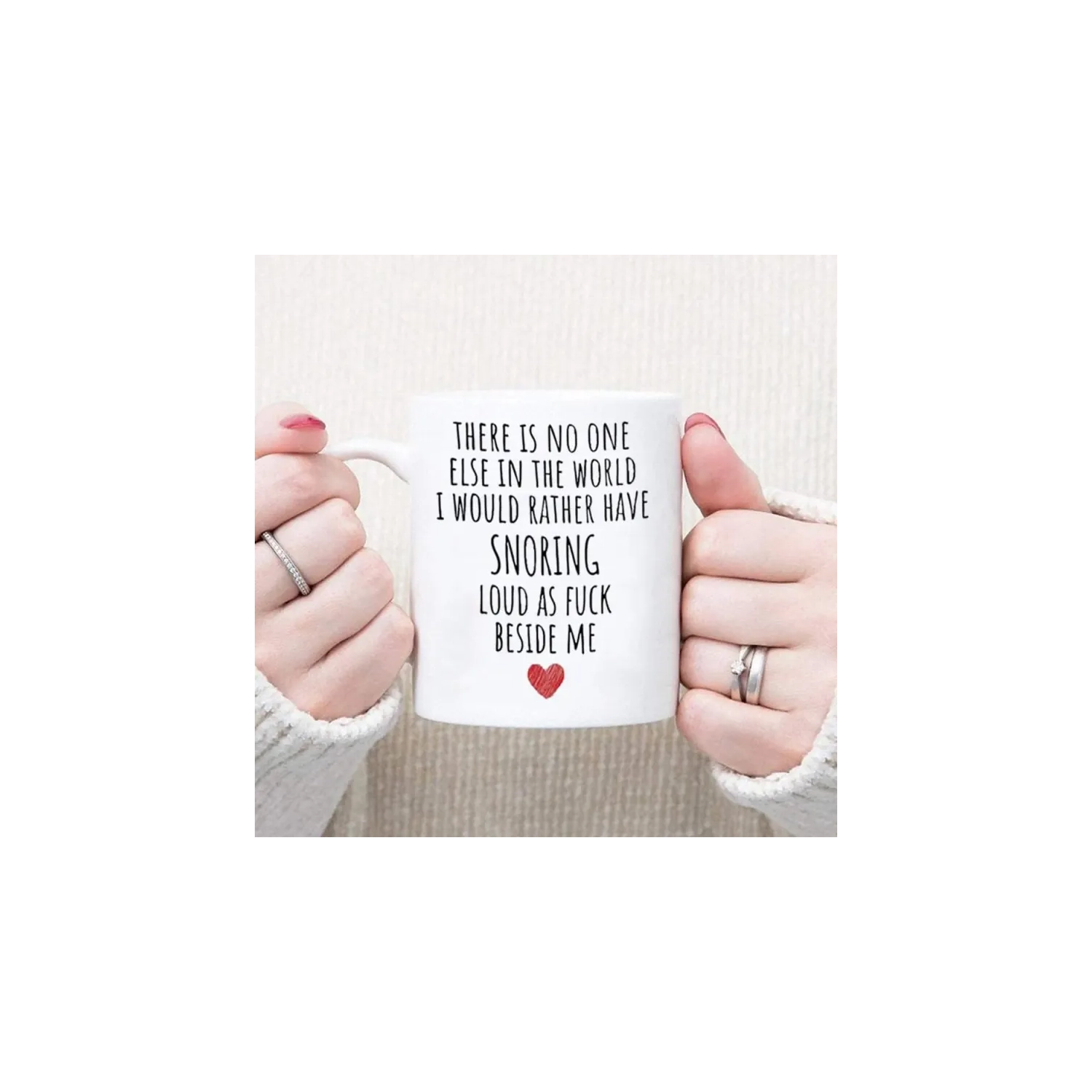 Funny Valentine's Day Gift for Him, Husband, Boyfriend - Unique Coffee Mug for Couples - Hilarious Valentine's Day Present - Gift for Husband, Wife -