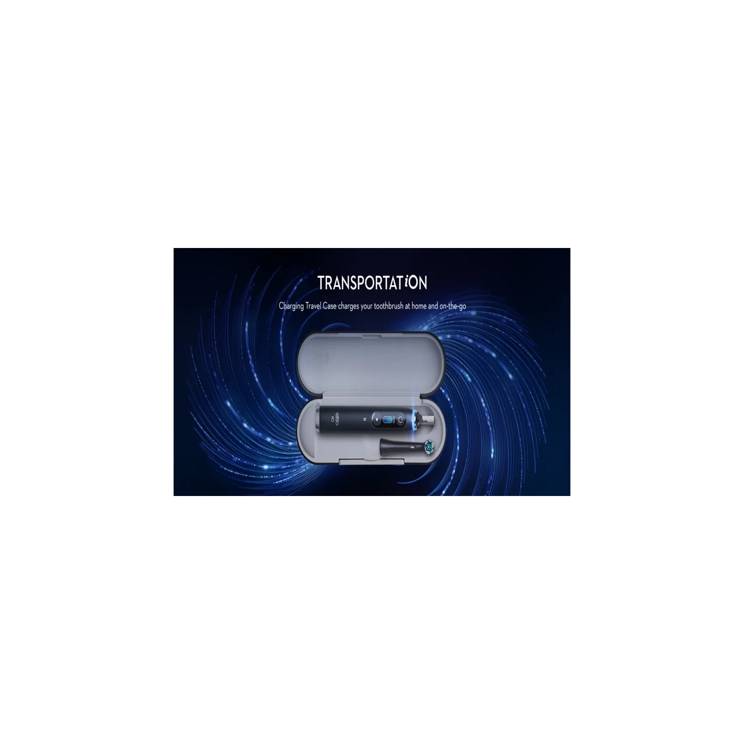 Oral-B Power iO Series 9 Electric Toothbrush - Black Onyx, Rechargeable with 4 Brush Heads and Charging Travel Case