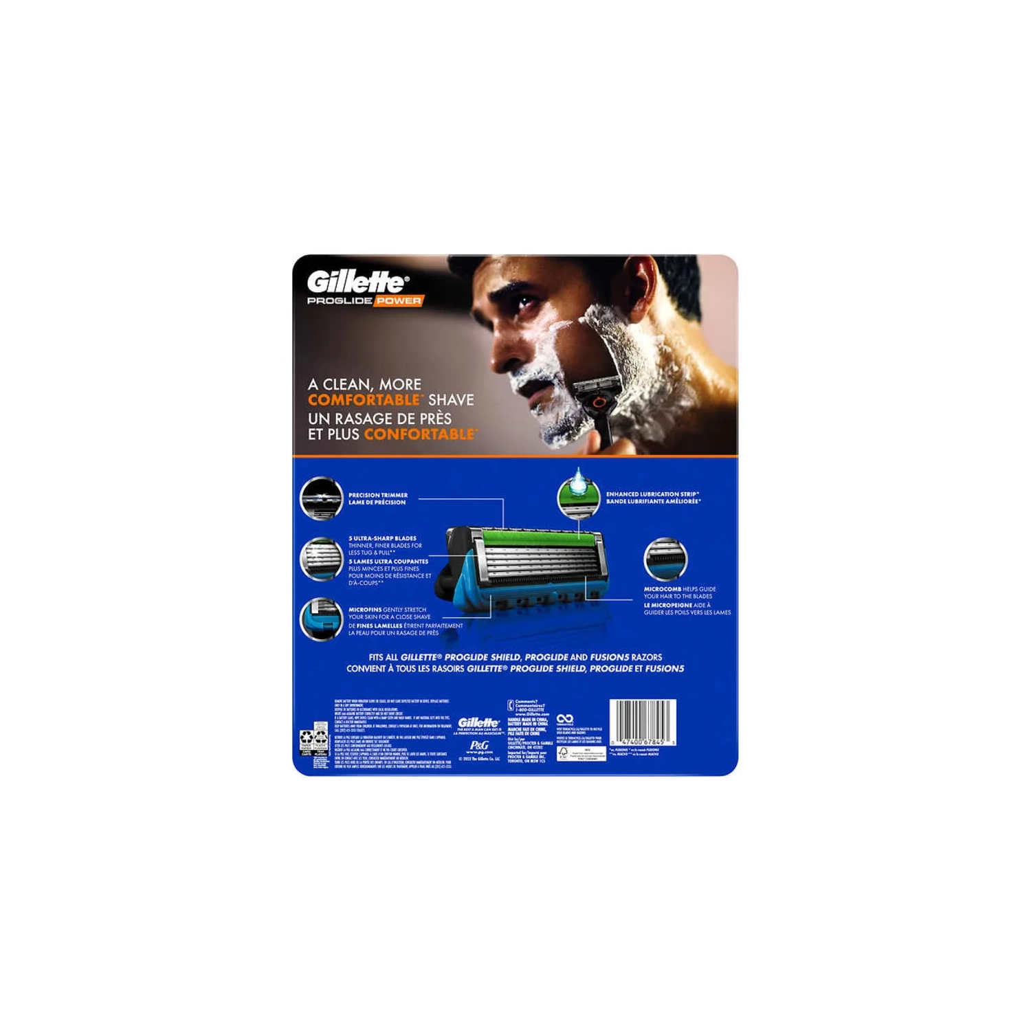 Fusion ProGlide Power Men's Razor Blades and Handle with 16 Refills