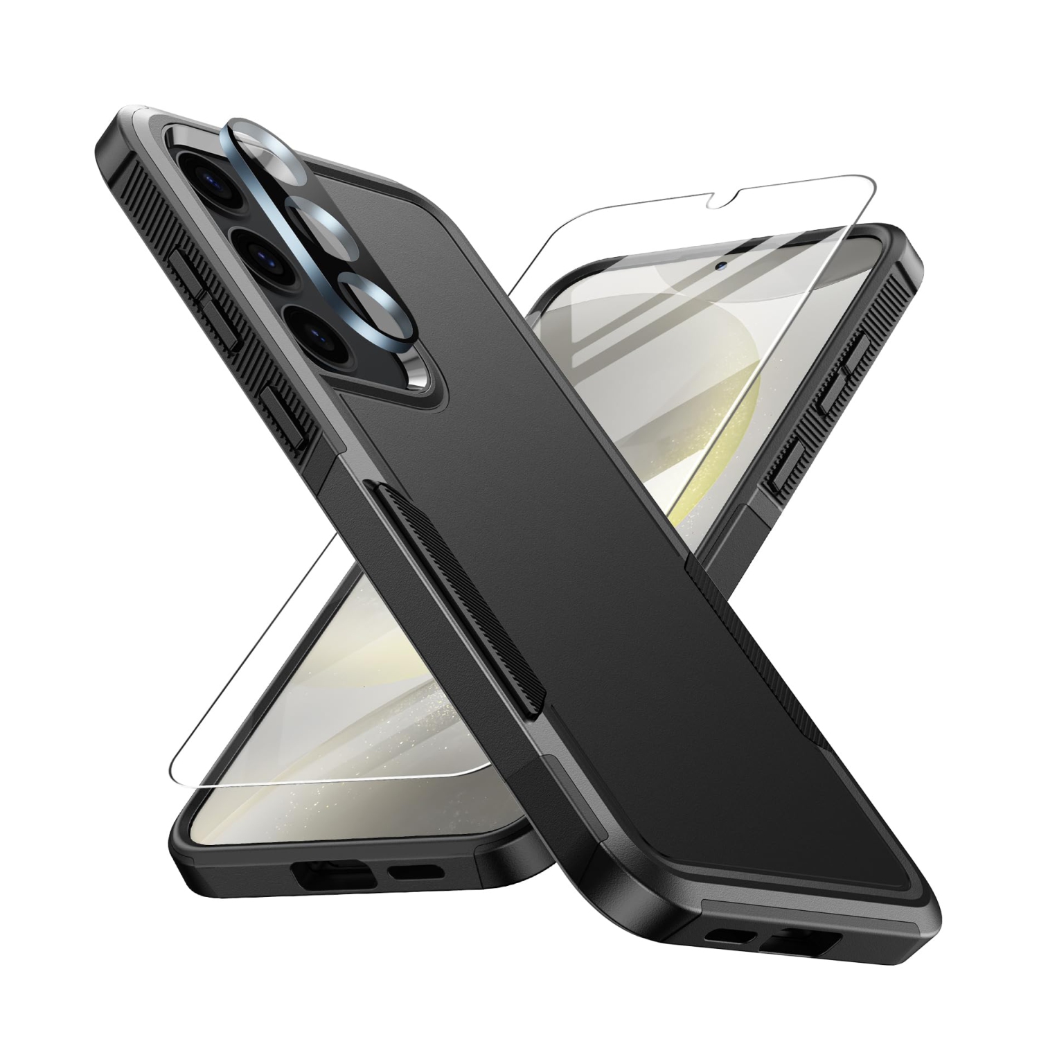 Samsung Galaxy S24-Plus Case: Rugged Heavy Duty Shockproof Protective Cell Phone Cover - Military Grade Drop Protection Bumper Tough- Durable Dual