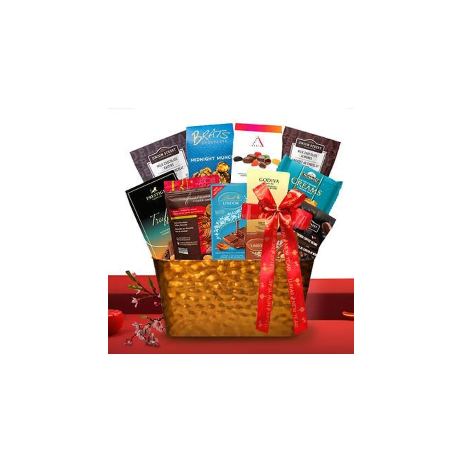 Lunar chinese New Year Chocolate Desire Gift Basket
