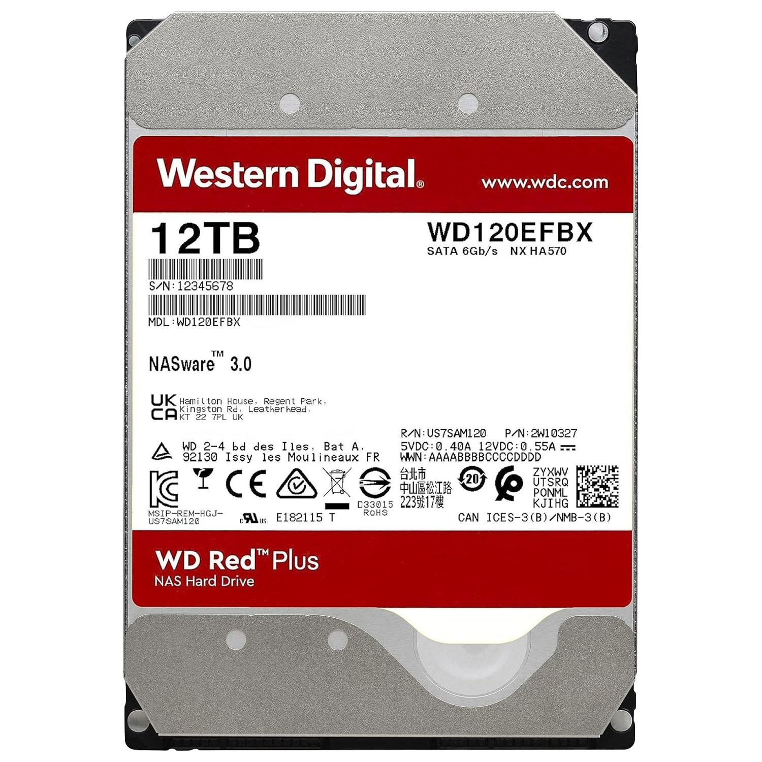 WD Red Plus 12TB 3.5