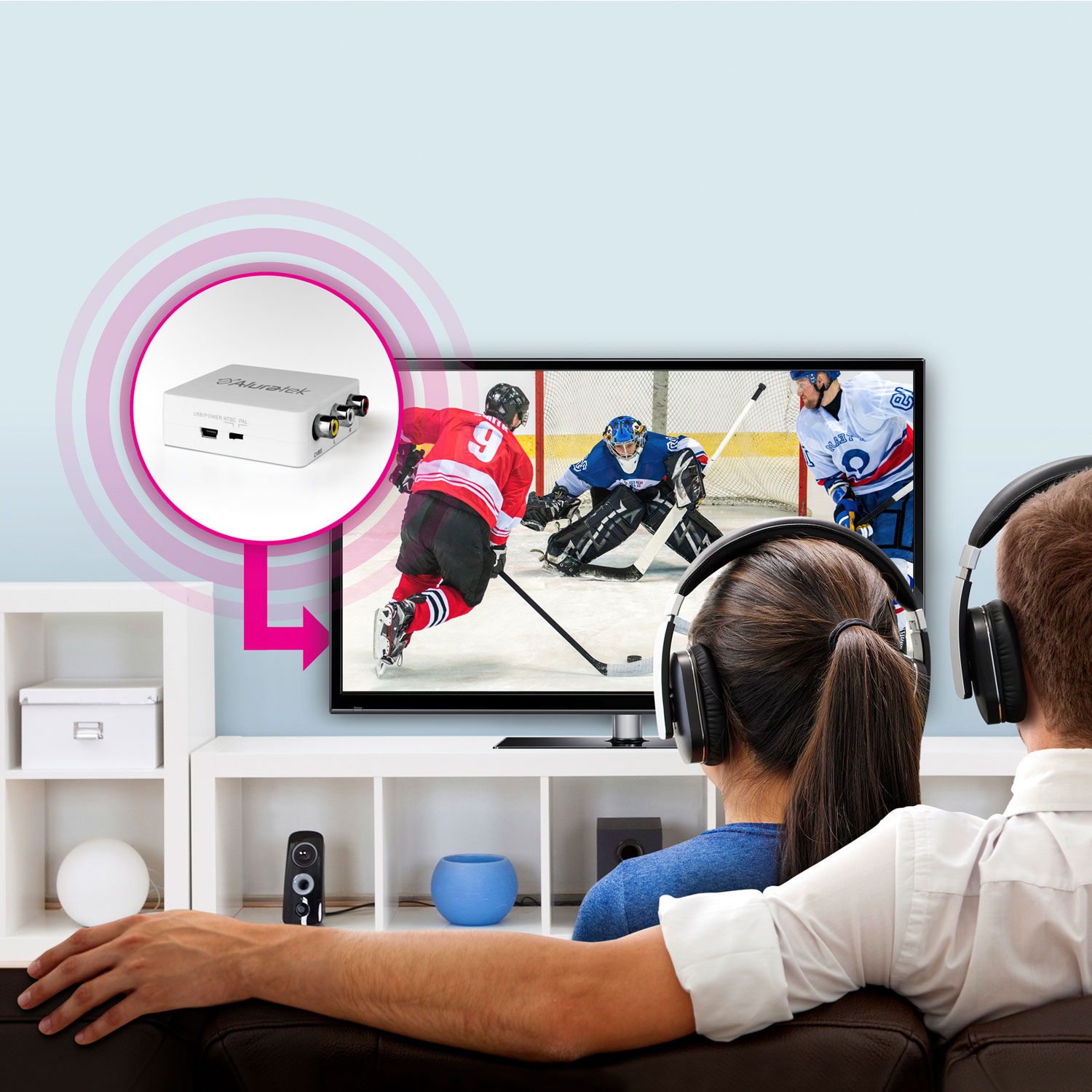 Convertisseur/adaptateur HDMI à RCA d'Aluratek