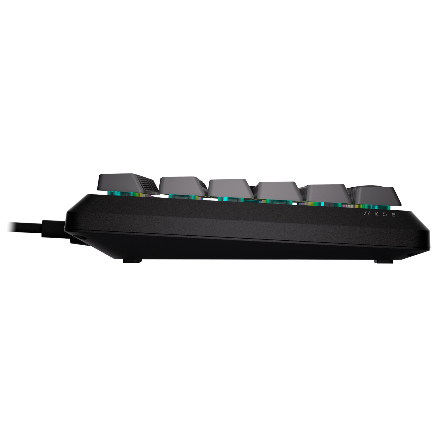 Clavier de jeu à rétroéclairage RVB K55 Core de Corsair - Gris - Exclusivité de Best Buy