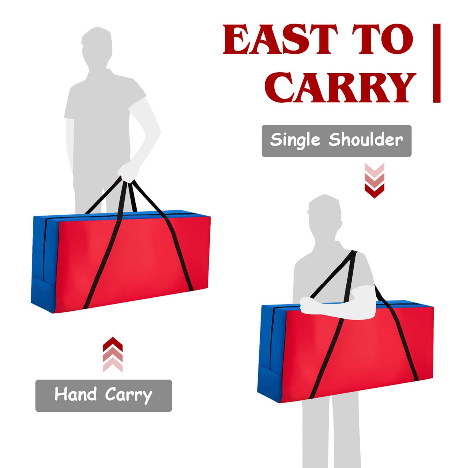 Costway 4-to-Score Game Set 4 in A Row Jumbo withStorage Carrying Bag Sticker for Adult Kids