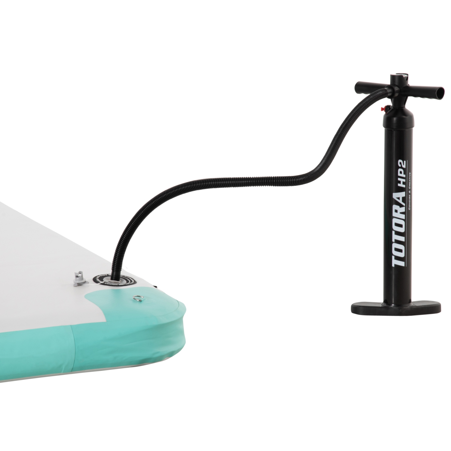 Outsunny 10' x 7' Water Inflatable Floating Dock, Rafting Platform Island, Large Mat with Air Pump & Backpack, for Pool, Beach, Ocean, Blue and Green