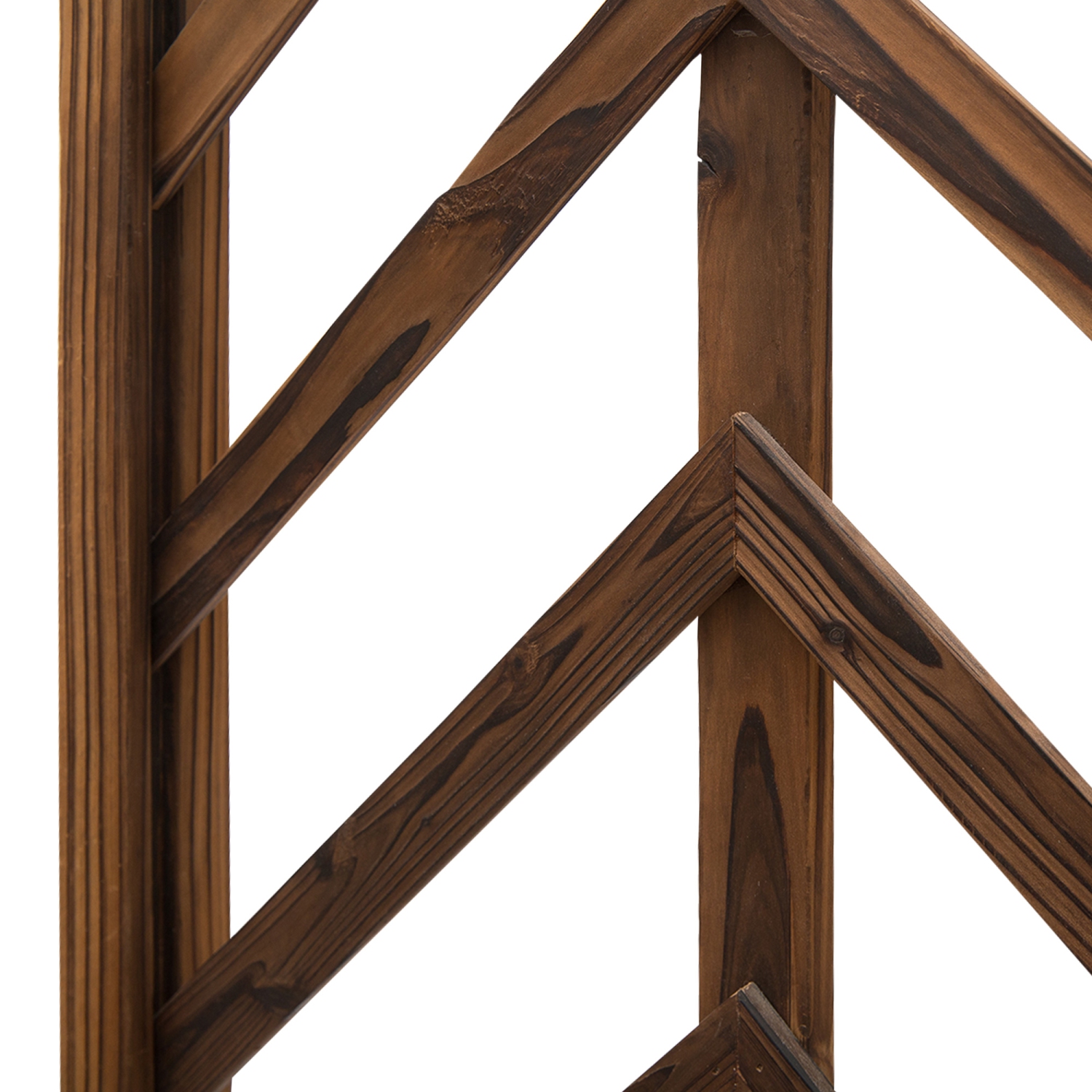 Treillis de jardin en bois Outsunny de 79 po, Arbour arché Countryside avec toit de style Pergola pour vignes grimpantes pour les mariages festifs