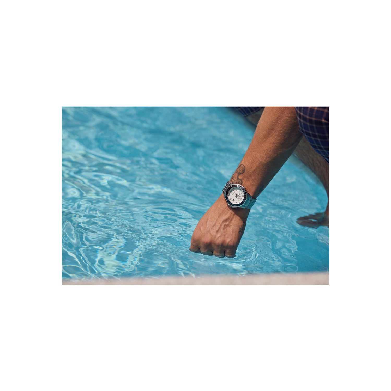 Bulova Mens Marine Star Precisionist Watch 43mm Silver-Tone Stainless Steel Case and Bracelet with White Dial