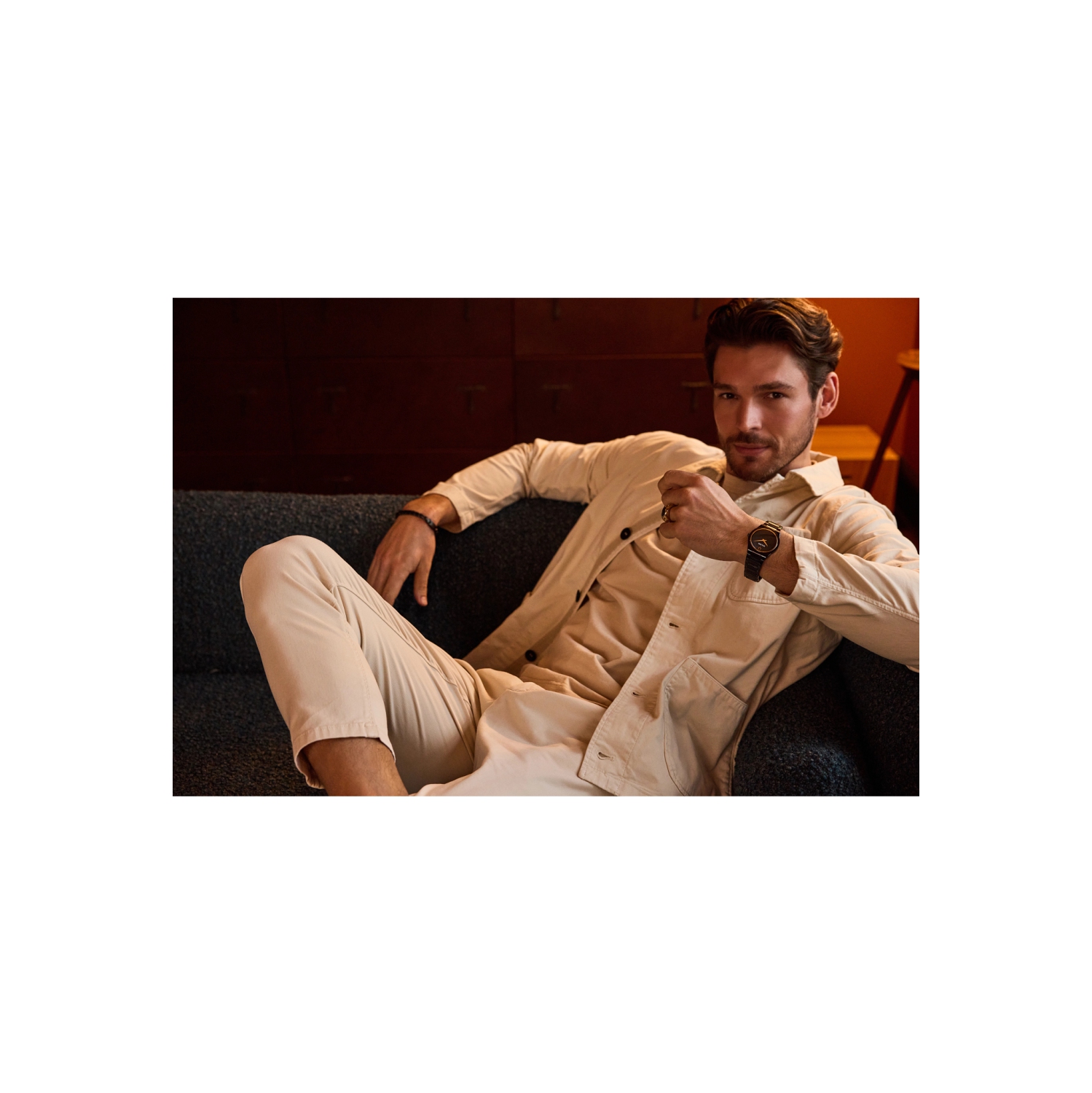 Bulova Mens Millennia Quartz Watch 41mm Black Stainless Steel Case and Bracelet with Black Dial