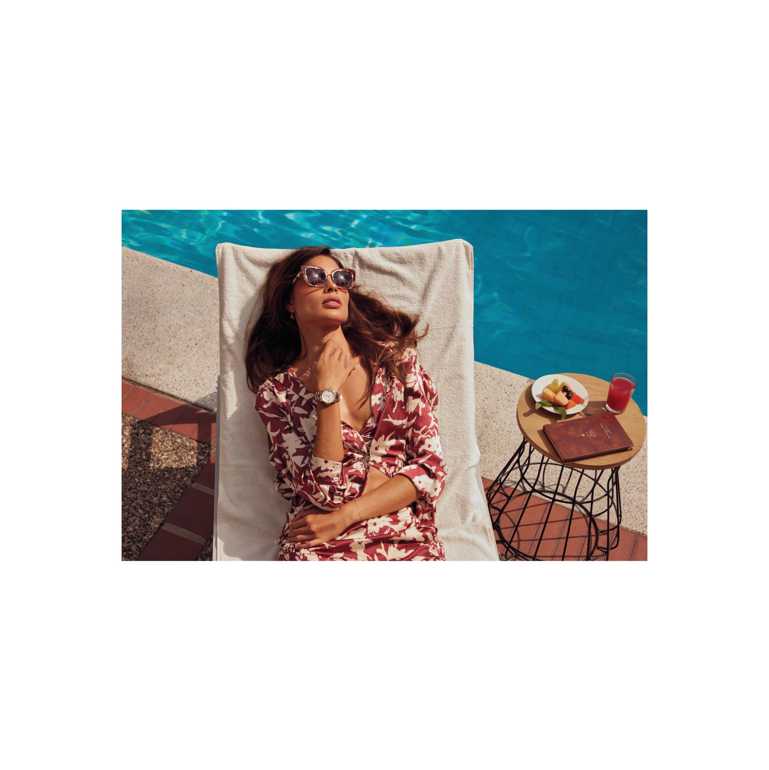 Montre à quartz pour femmes Marine Star 36&nbsp;mm de Bulova avec boîtier et bracelet en acier inoxydable deux tons et cadran blanc