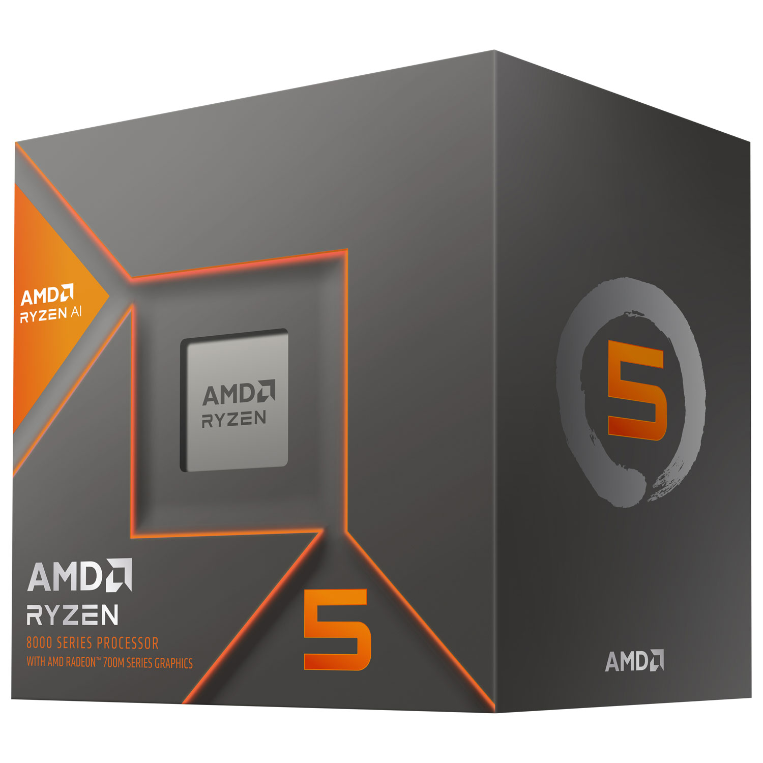 Processeur AM5 6 coeurs de 4,3 GHz Ryzen 5 8600G d'AMD
