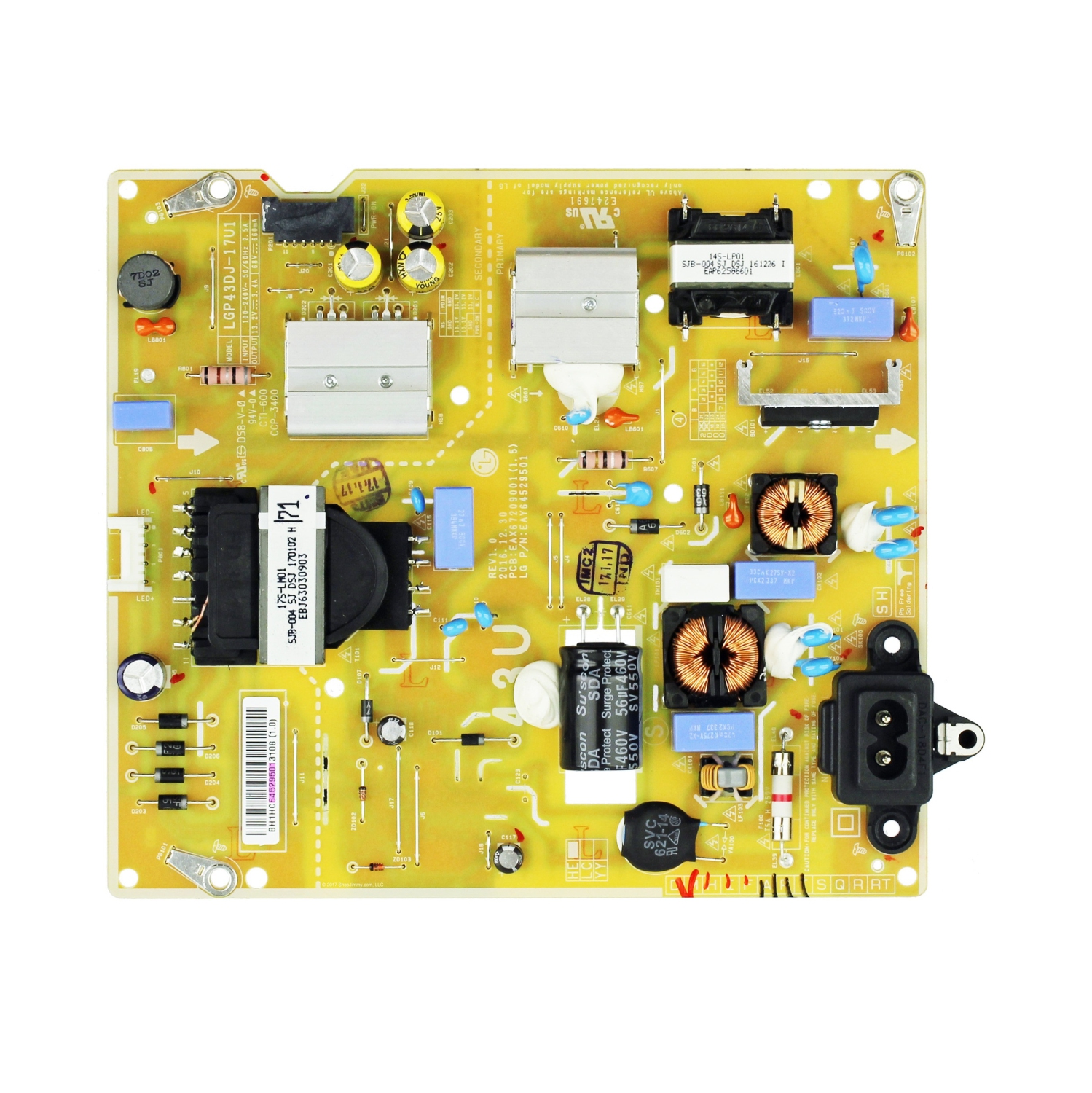 Refurbished (Good) LG Power Supply Assembly EAY64529501