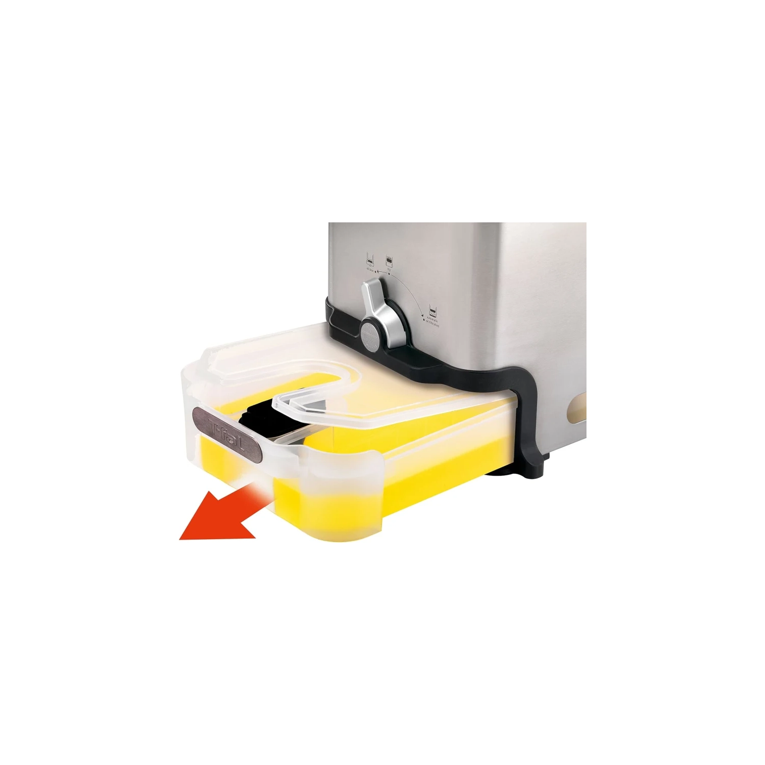 Ultimate EZ Clean Deep Fryer - 3.5L Stainless Steel Friteuse with Automatic Oil Filter Basket - Silver