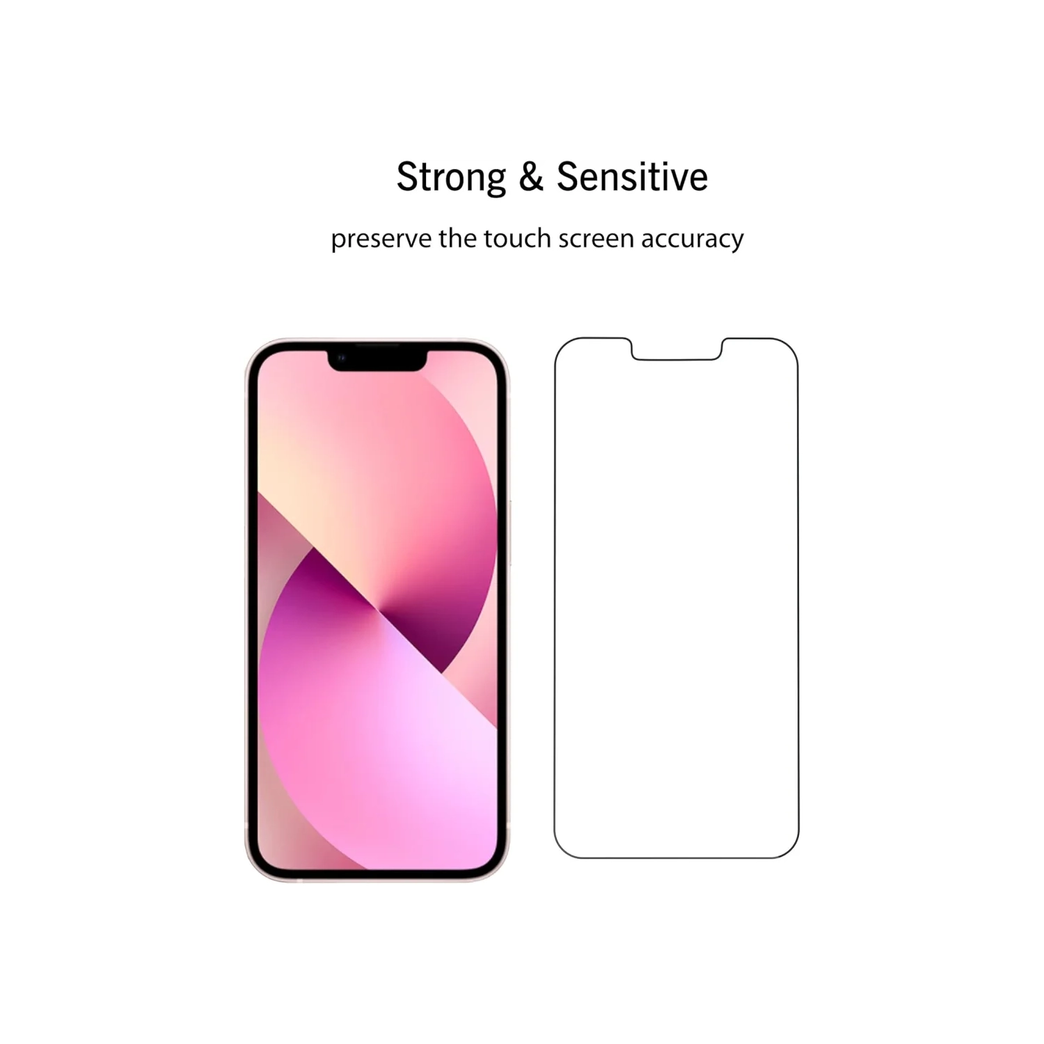 Améliorez la protection avec cet ensemble de 3 protecteurs d'écran en verre trempé pour iPhone 16E SE 4 2025/14/13/13 Pro [6,1&nbsp;po] - Design