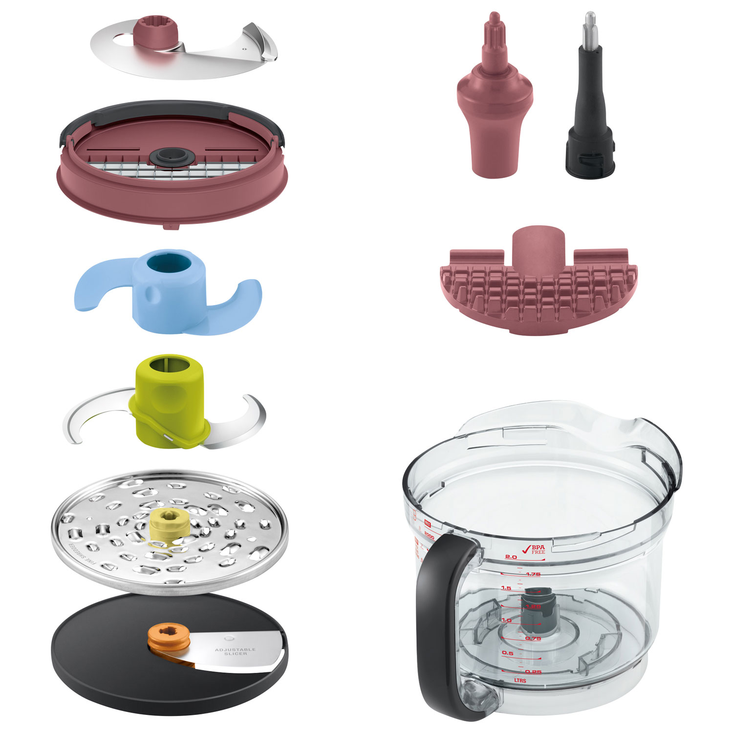 Breville Paradice Food Processor - 9-Cup - Black Truffle