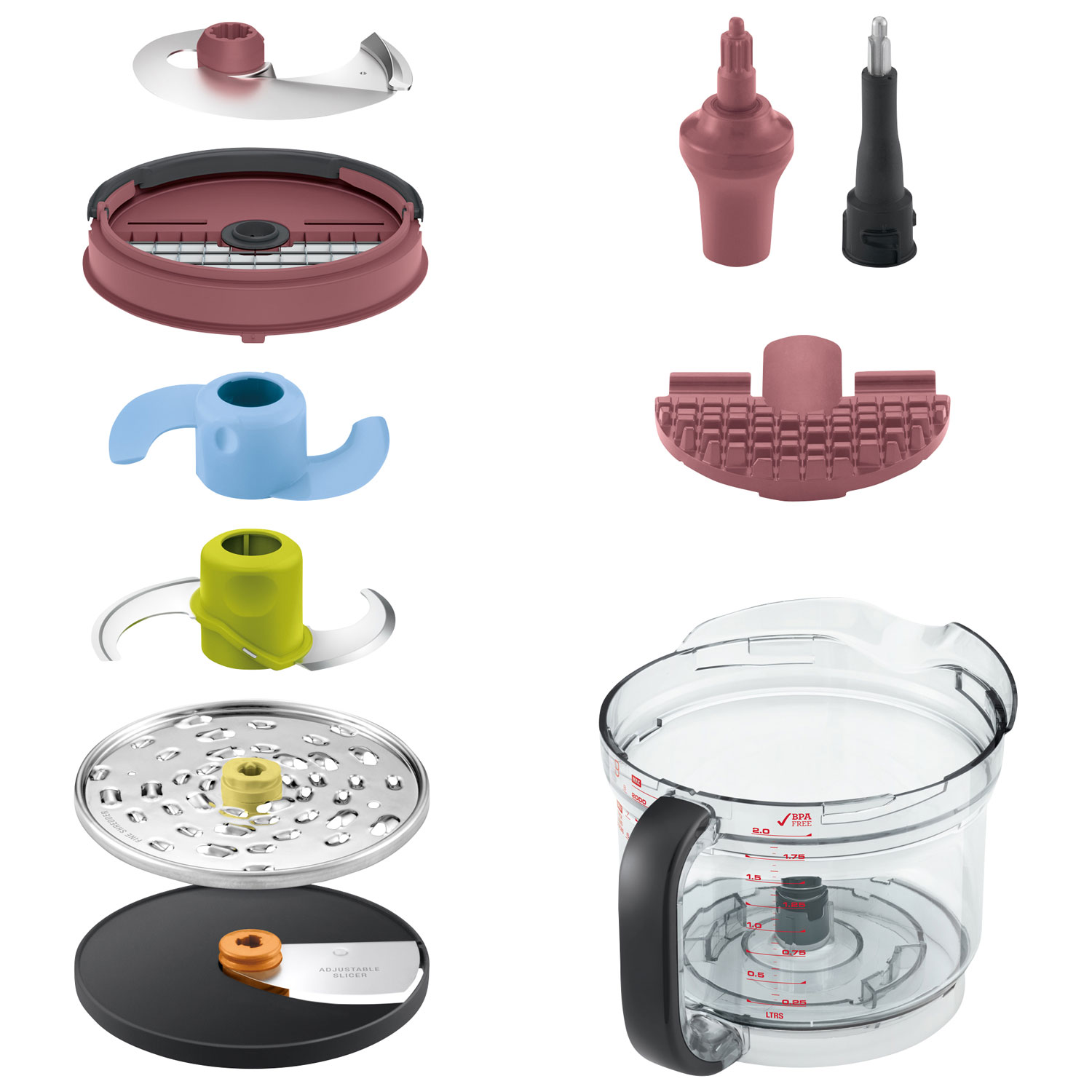 Breville Paradice Food Processor - 9-Cup - Brushed Stainless Steel