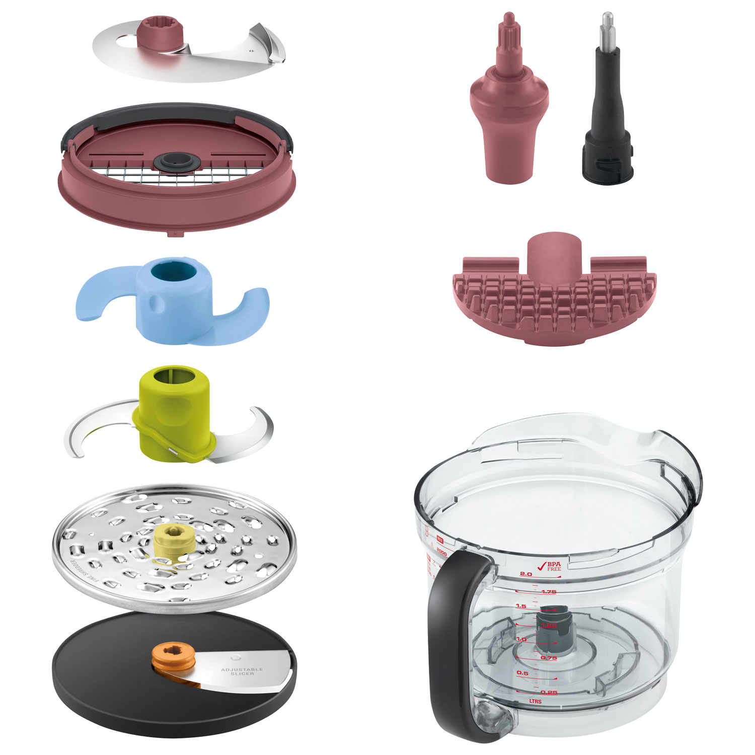 Breville Paradice Food Processor - 9-Cup - Sea Salt