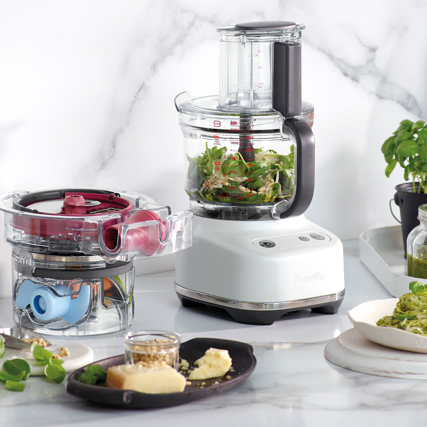 Breville Paradice Food Processor - 9-Cup - Sea Salt