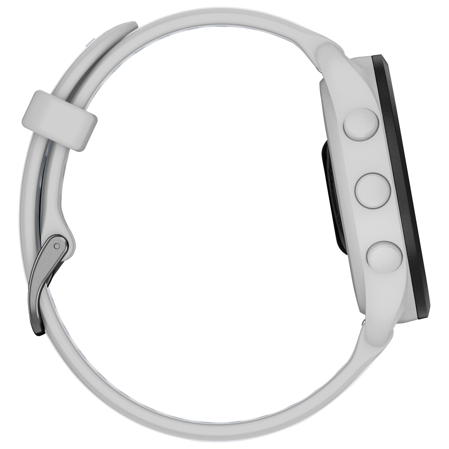 Garmin Forerunner 165 45mm GPS Watch with Heart Rate Monitor - Medium /  Large - Mist Grey/Whitestone