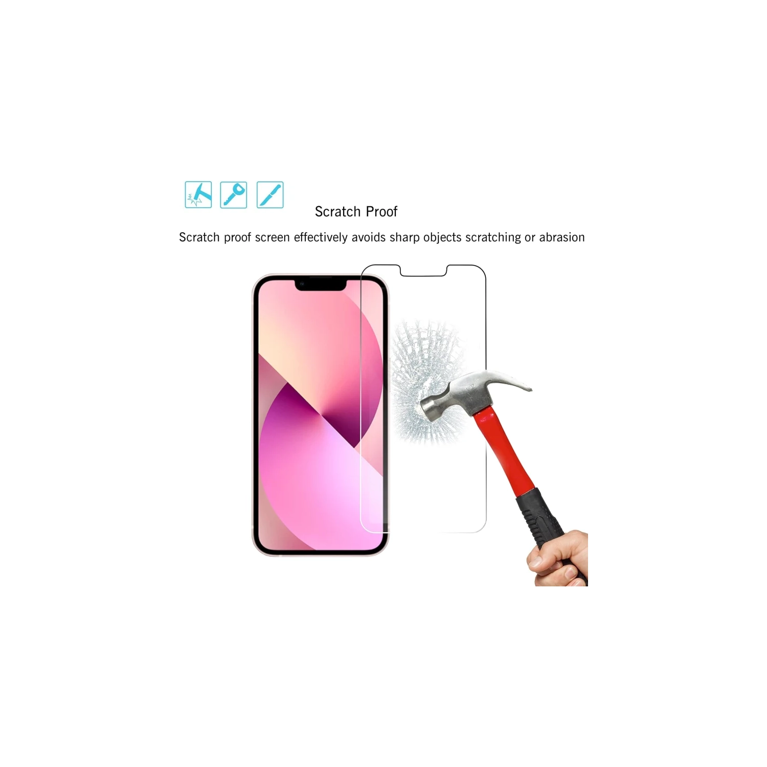Glass Screen Protector Compatible for iPhone 11 / iPhone XR [6.1 Inch], 3 Pack Tempered Glass