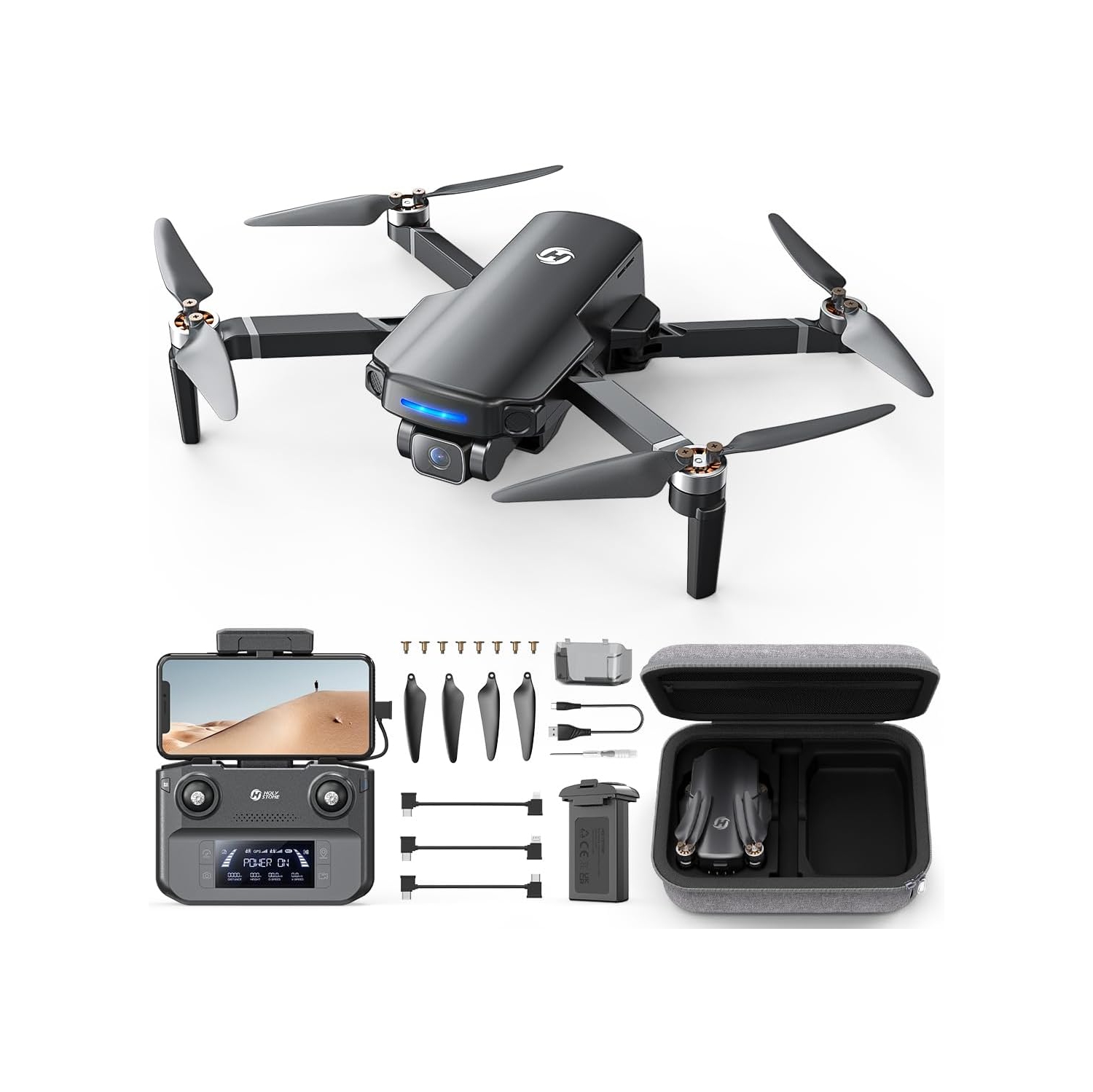 Holy Stone HS360S with 4K UHD Camera GPS Drone for Adults Beginner
