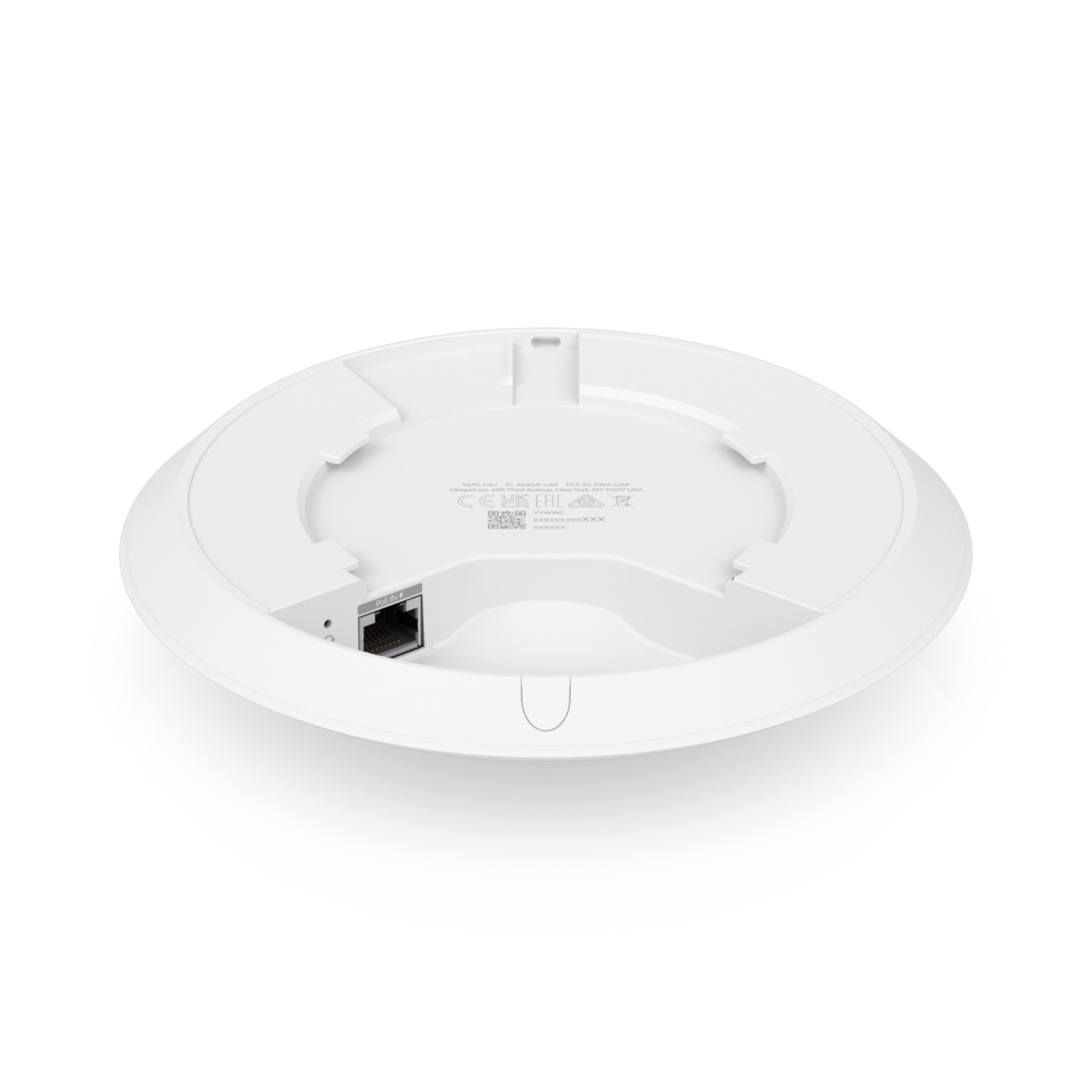Ubiquiti UniFi U6+ Wi-Fi 6 Compact PoE Access Point - White