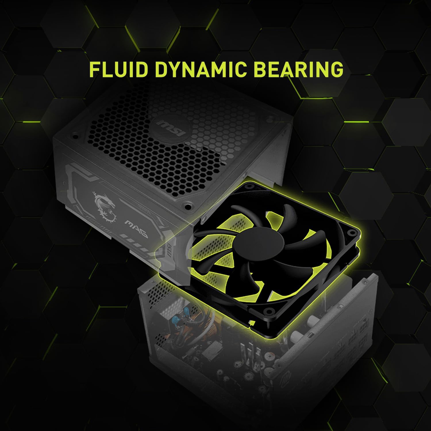 MSI – Bloc d'alimentation MAG A1250GL PCIE5, 1250&nbsp;W, PCIe 5, ATX 3,1, PCI-e 5,1 Entièrement modulaire, 80 Plus Gold, garantie de 10 ans