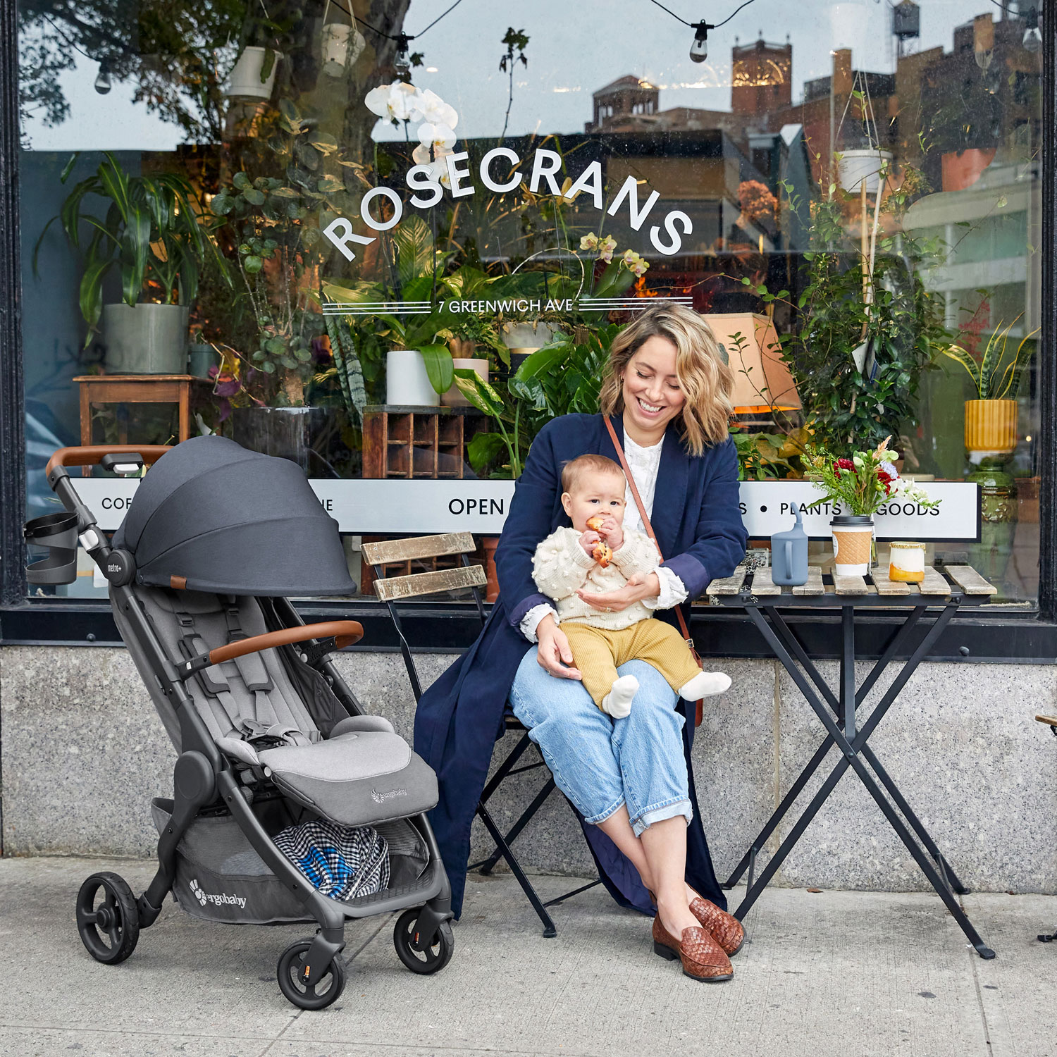 Ergobaby Metro+ Deluxe Compact Stroller - Grey