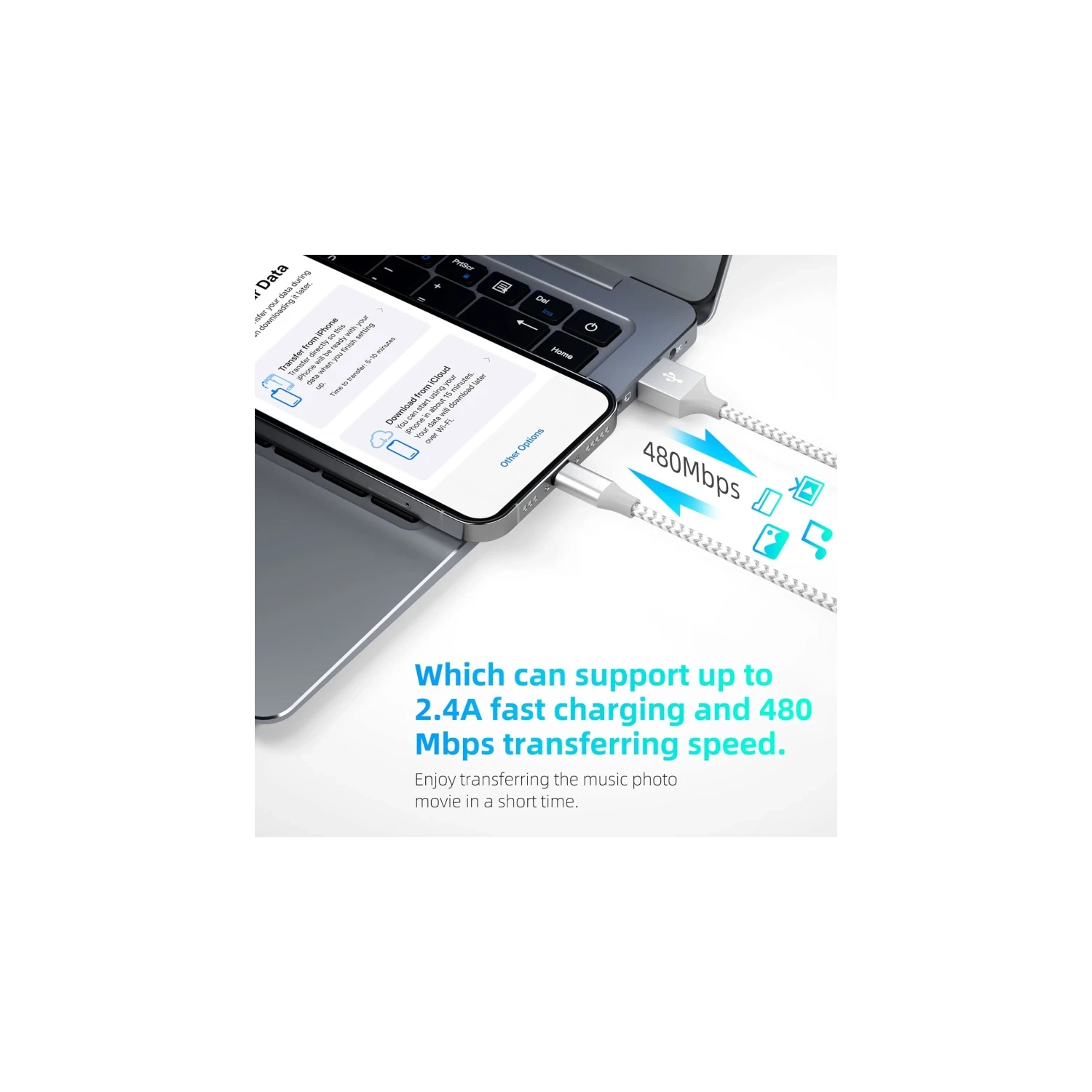 Apple MFi Certified iPhone Charger - 3-Pack 10FT Long Lightning Cable for Fast Charging & High-Speed Data Sync. Compatible with iPhone 13/12/11 Pro