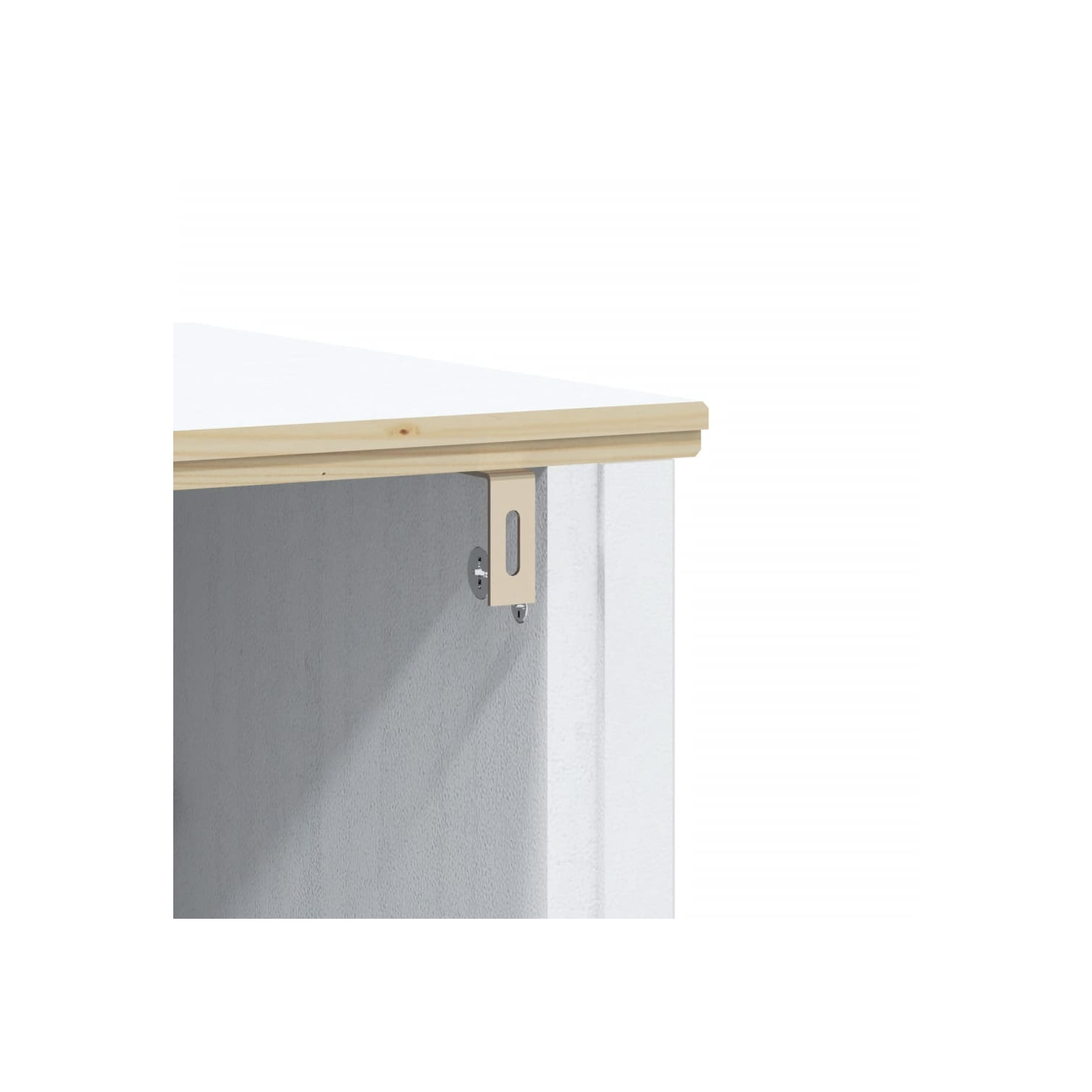 vidaXL 3 Piece Bathroom Furniture Set BERG White Solid Wood Pine