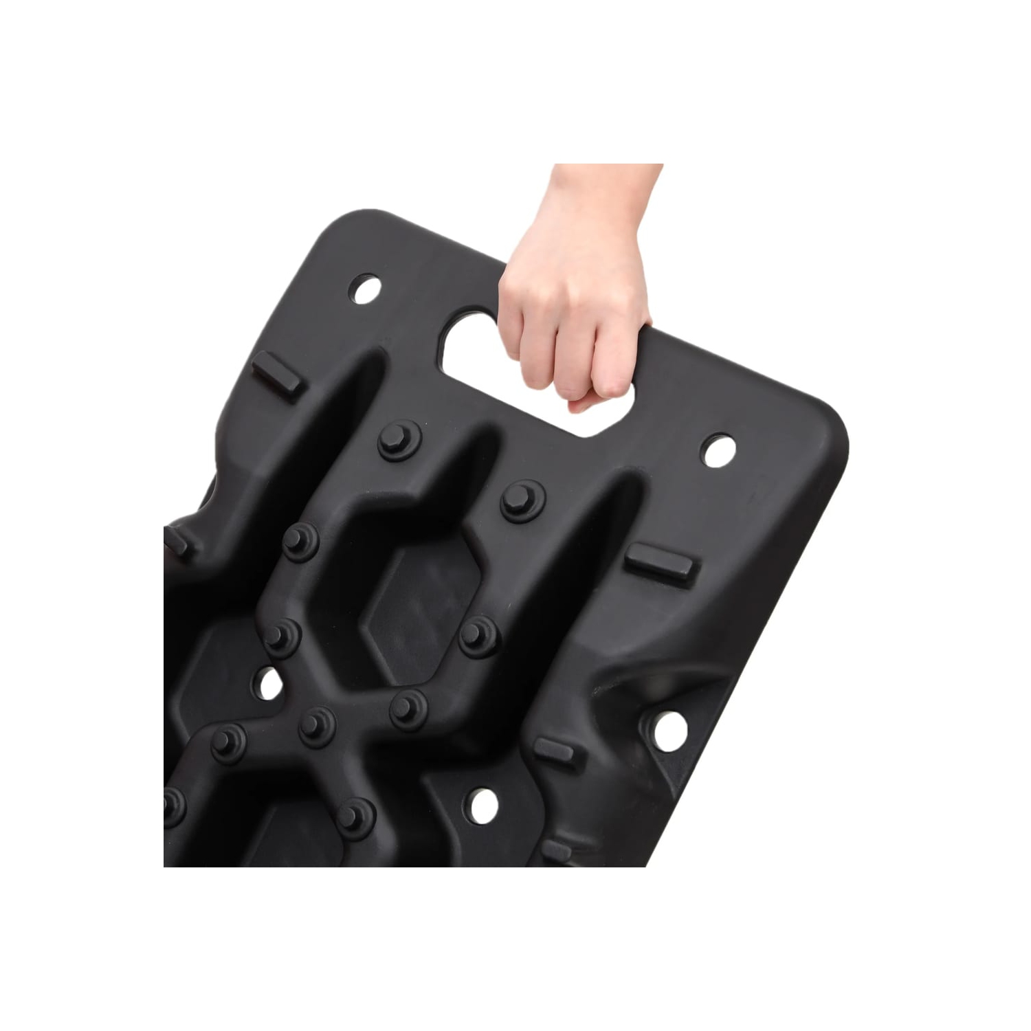 vidaXL Traction Boards 2 pcs Black 107x31x7 cm Nylon