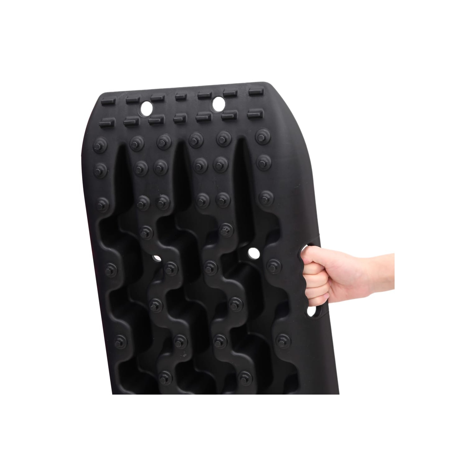 vidaXL Traction Boards 2 pcs Black 106x30.5x7 cm Nylon