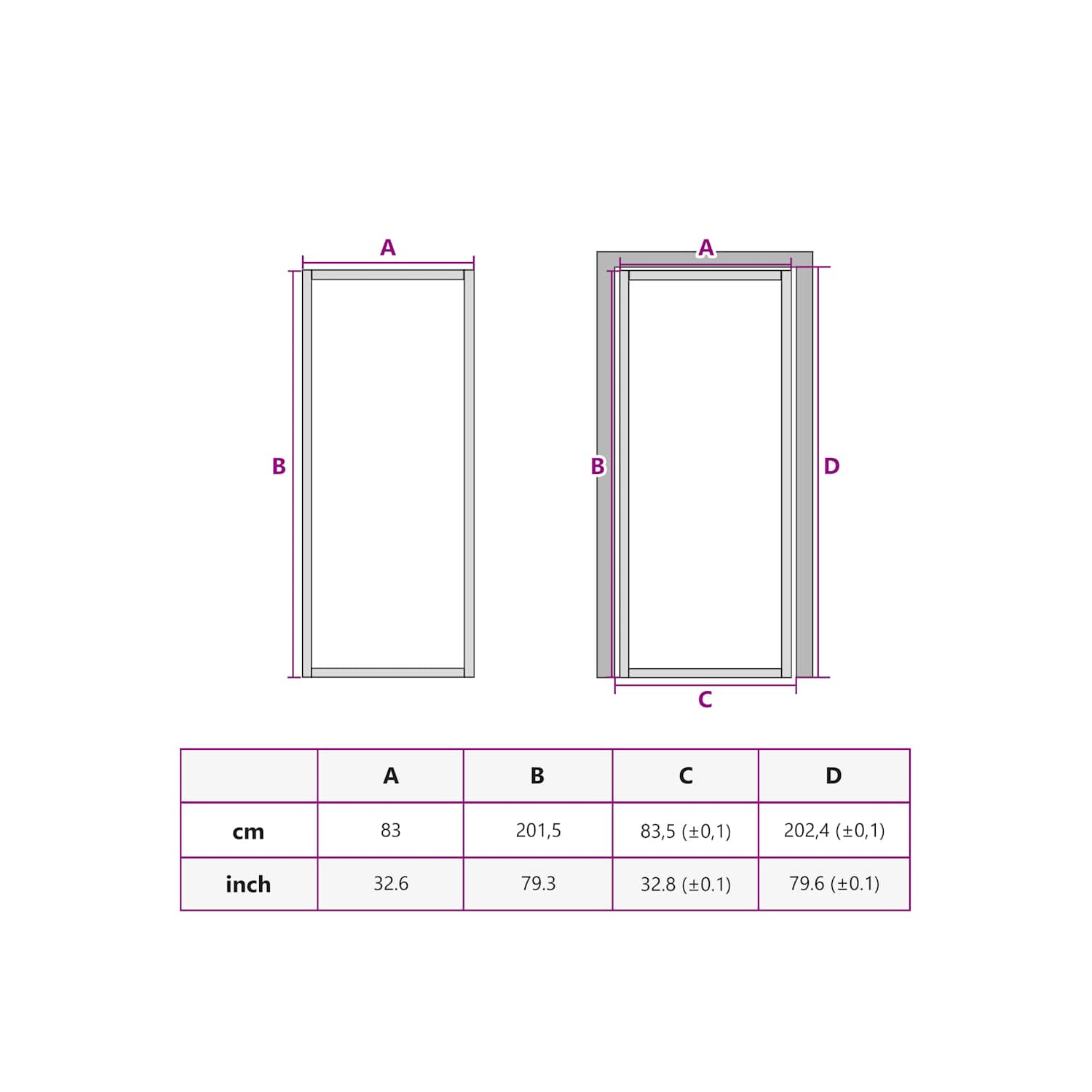 vidaXL Interior Door ESG Glass and Aluminium 83x201.5 cm Black