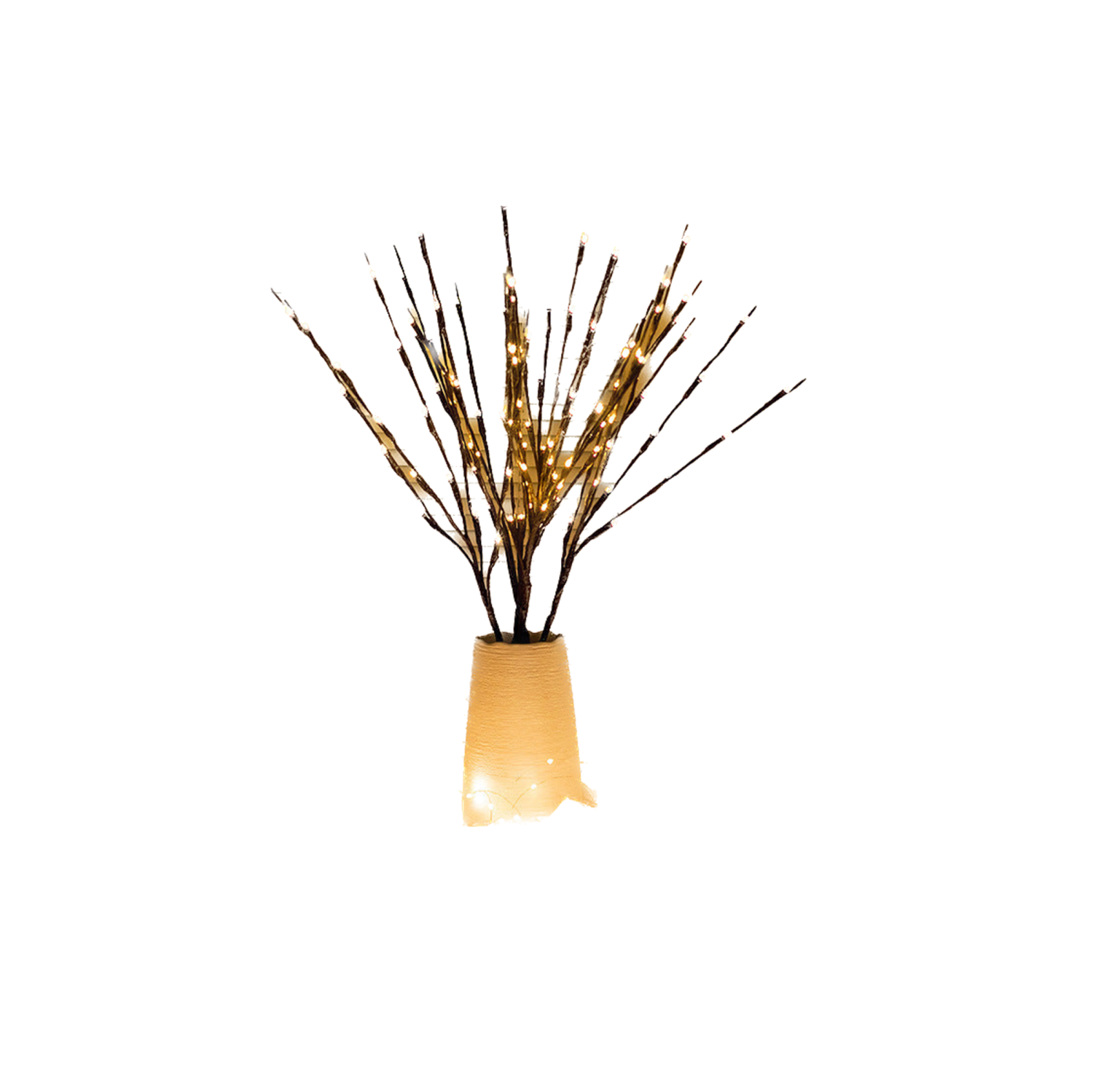 Lampe apaisante à DEL Bonsai, blanc chaud, branche de brindilles