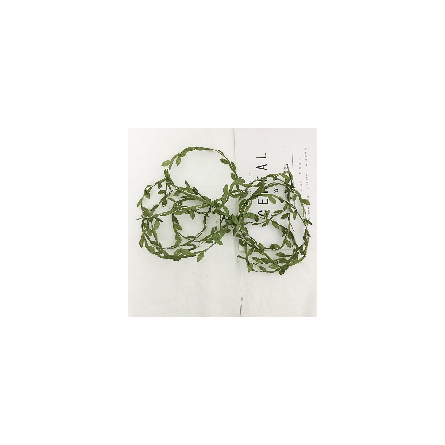 Bonsai Bright 10 Meter Luminous Leaf String Lights - Battery Operated