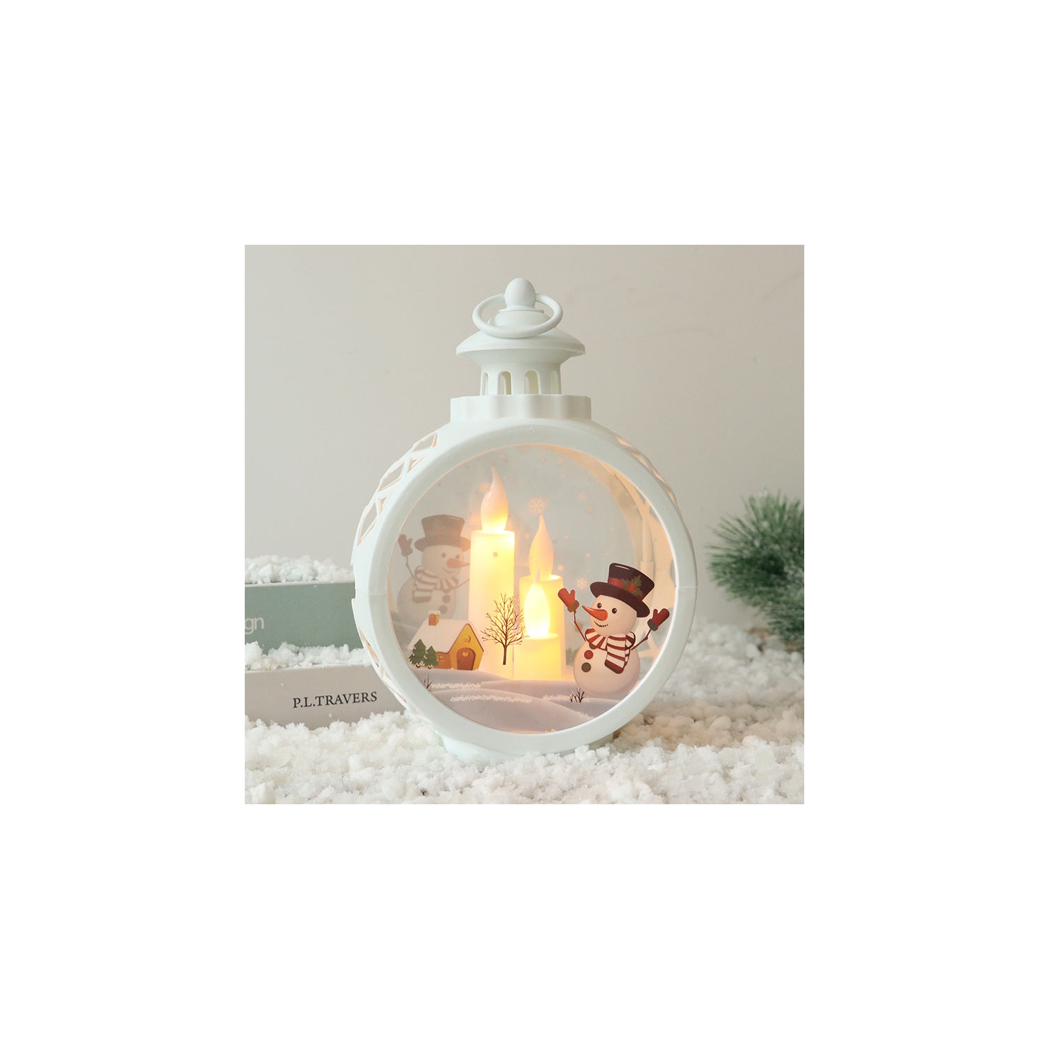 Bonsai Bright Christmas Candle Lantern Warm White Light