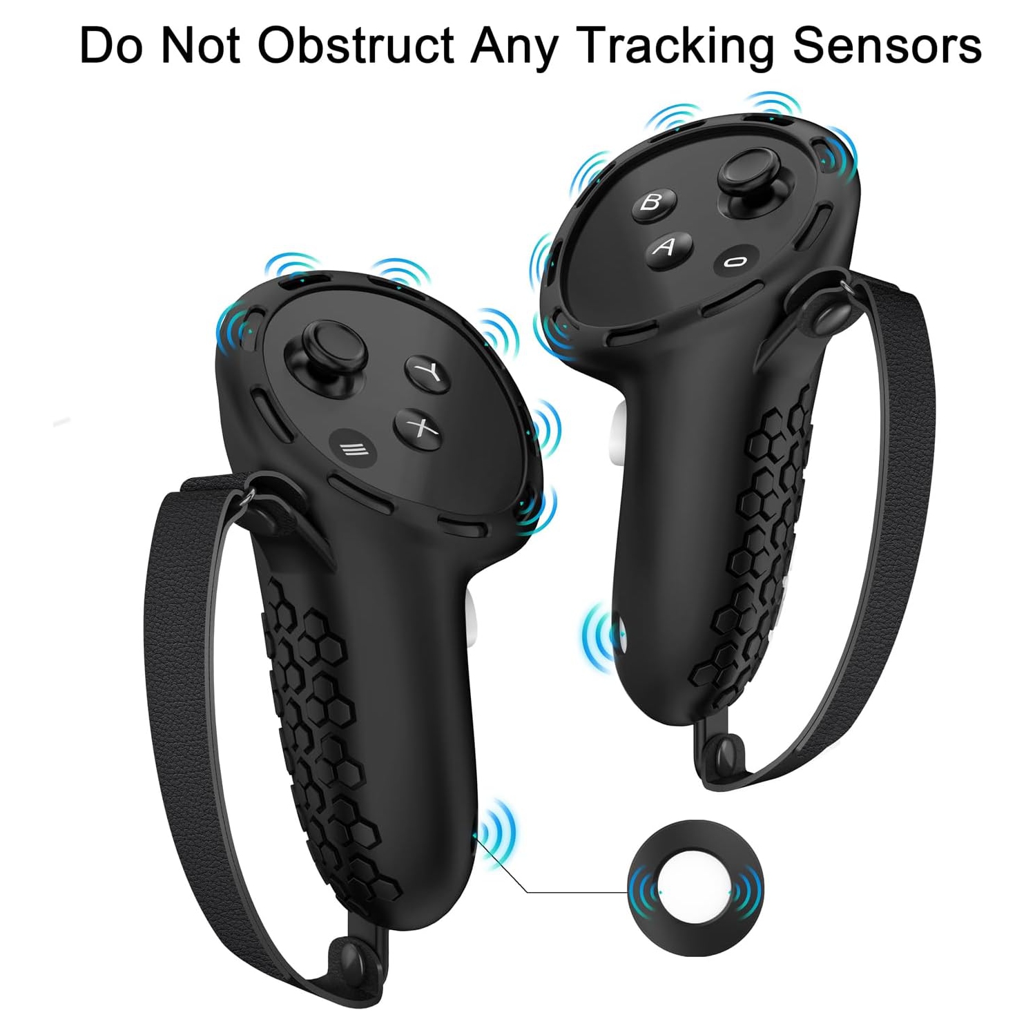 Étui protecteur pour accessoires Oculus/Meta Quest 3, protecteur de couvercle de manette en silicone, habillage souple avec couvre-visage et