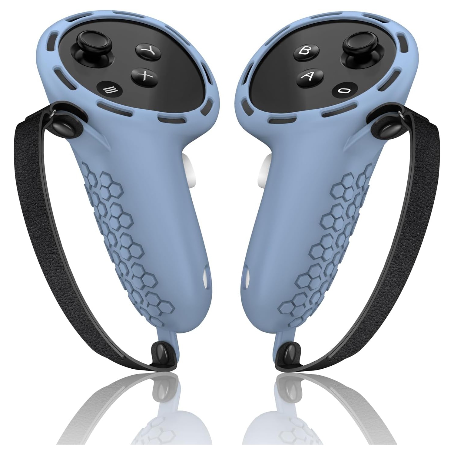 Protective Cover for Oculus/Meta Quest 3 Accessories, Silicone Controllers Grip Cover Protector, Soft Shell Skin with Face Cover and Lens Cover by