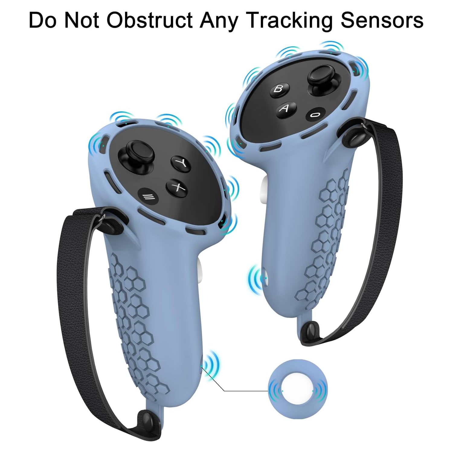 Protective Cover for Oculus/Meta Quest 3 Accessories, Silicone Controllers Grip Cover Protector, Soft Shell Skin with Face Cover and Lens Cover by