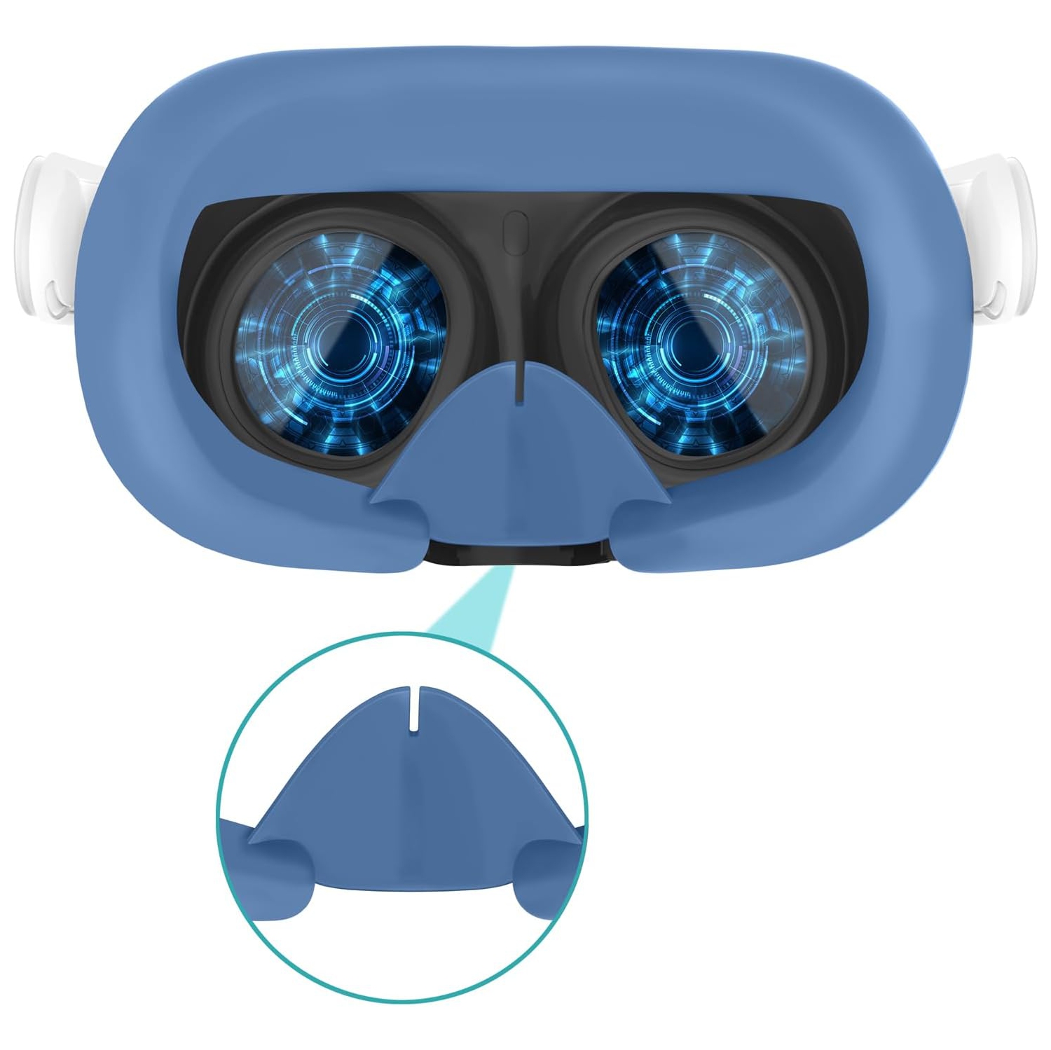 Protective Cover for Oculus/Meta Quest 3 Accessories, Silicone Controllers Grip Cover Protector, Soft Shell Skin with Face Cover and Lens Cover by