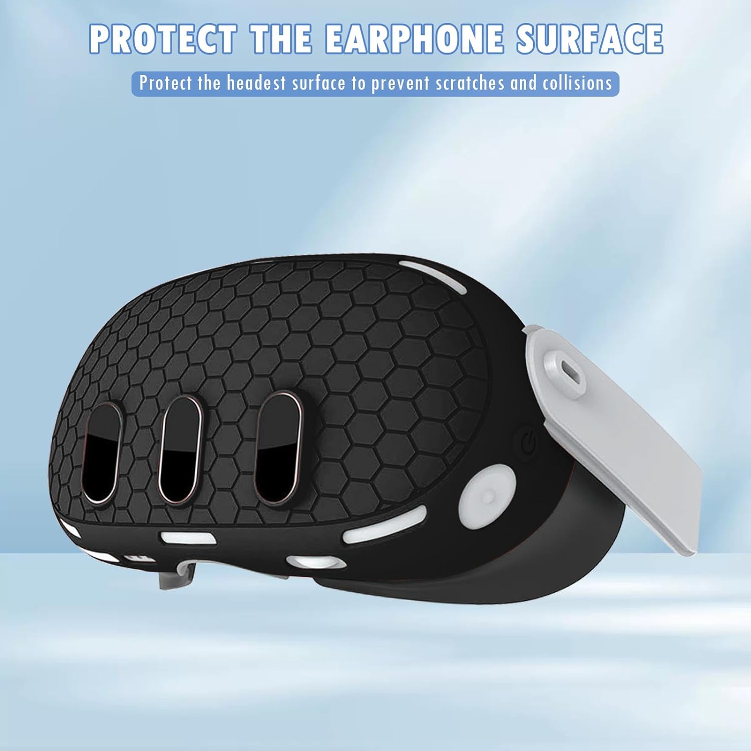 7pcs Accessories Set for Meta Quest 3, Anti-Scratch VR Shell Cover, Face Cover, Button Rocker Caps, Lens Protective Cover, Wiping Cloth, Eye Mask, VR