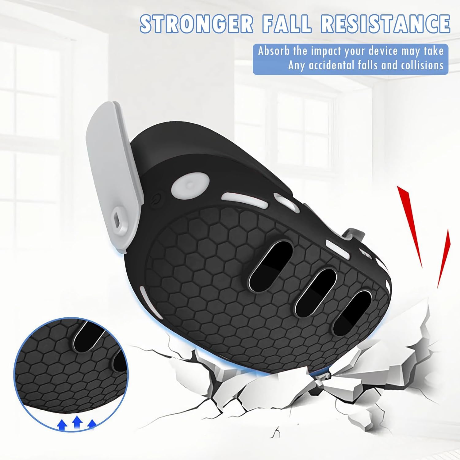 7pcs Accessories Set for Meta Quest 3, Anti-Scratch VR Shell Cover, Face Cover, Button Rocker Caps, Lens Protective Cover, Wiping Cloth, Eye Mask, VR