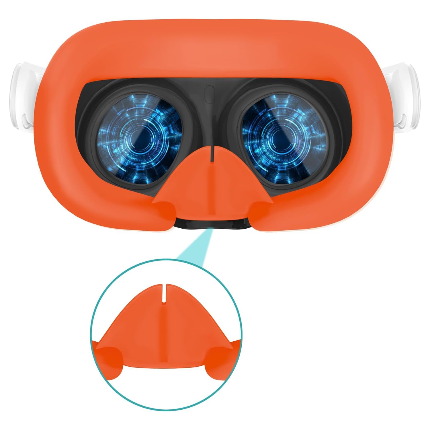 Protective Cover for Oculus/Meta Quest 3 Accessories, Silicone Controllers Grip Cover Protector, Soft Shell Skin with Face Cover and Lens Cover by